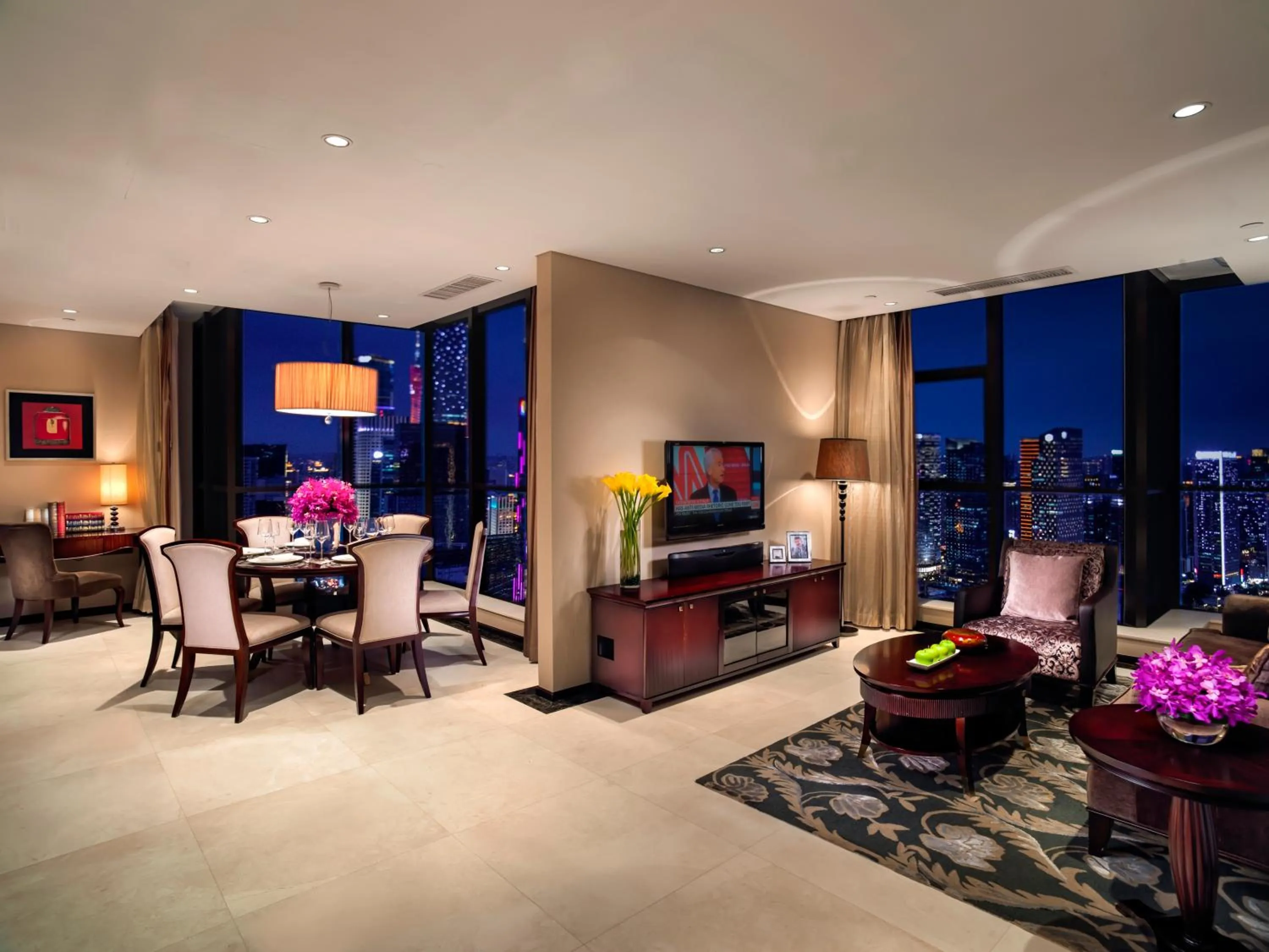 Living room in Oakwood Premier Guangzhou