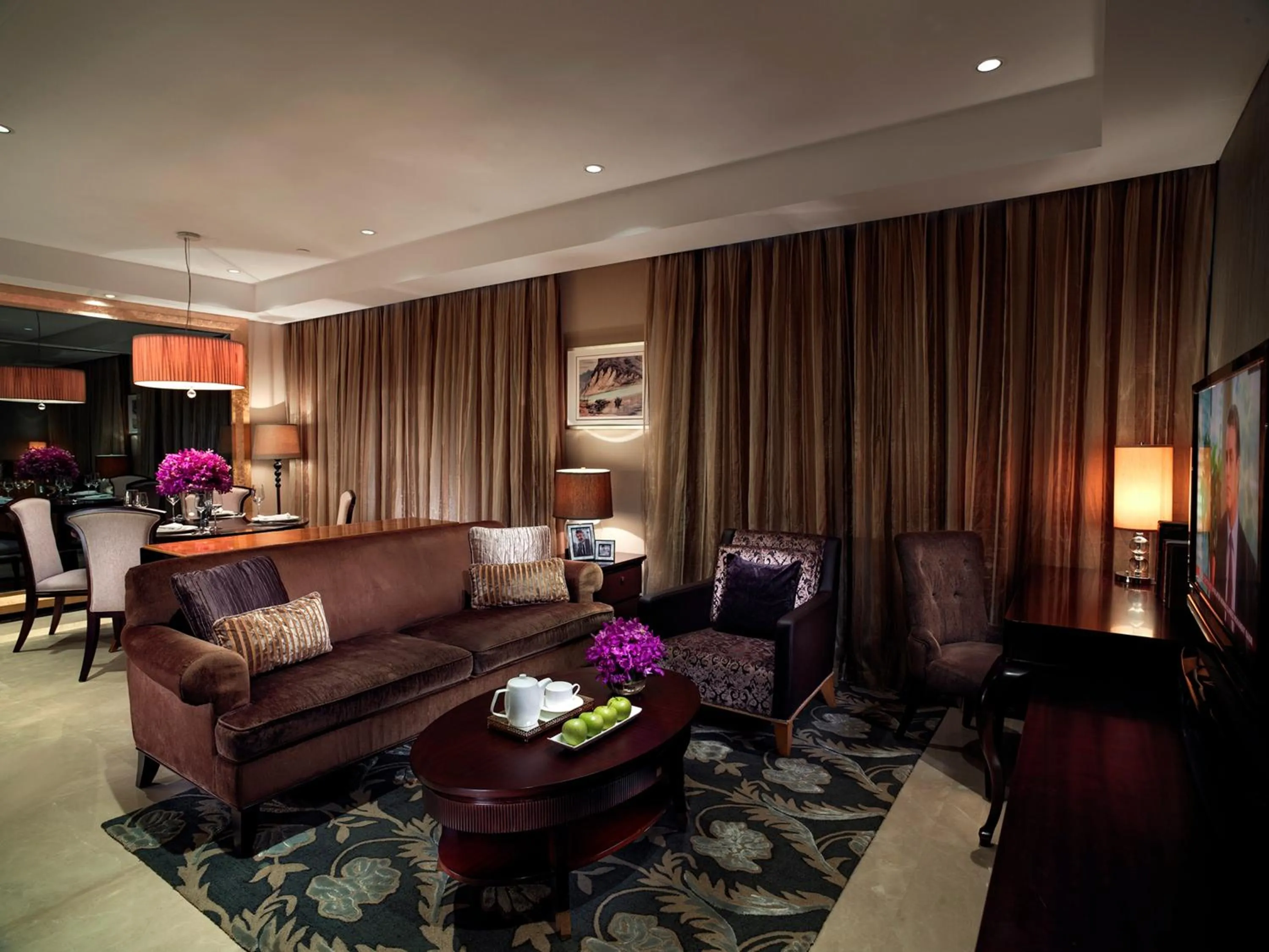 Living room in Oakwood Premier Guangzhou