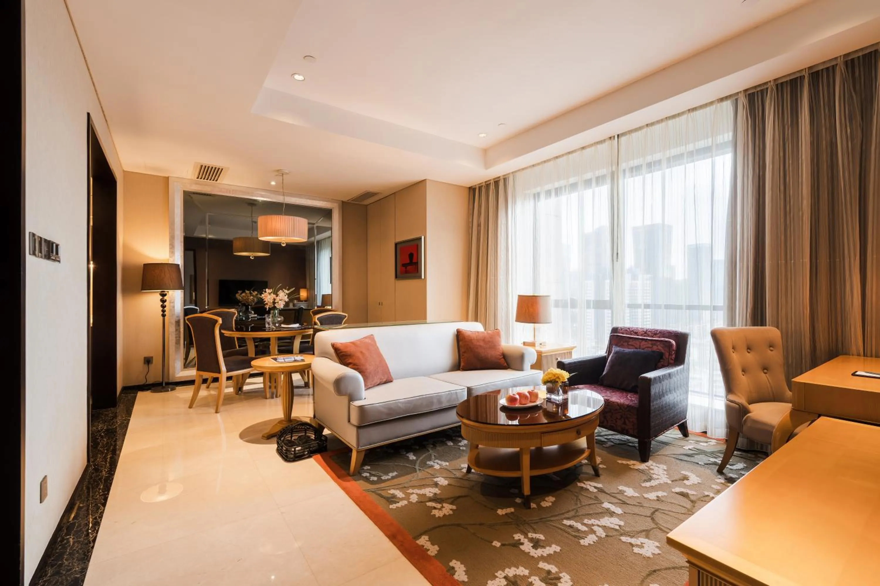Living room in Oakwood Premier Guangzhou