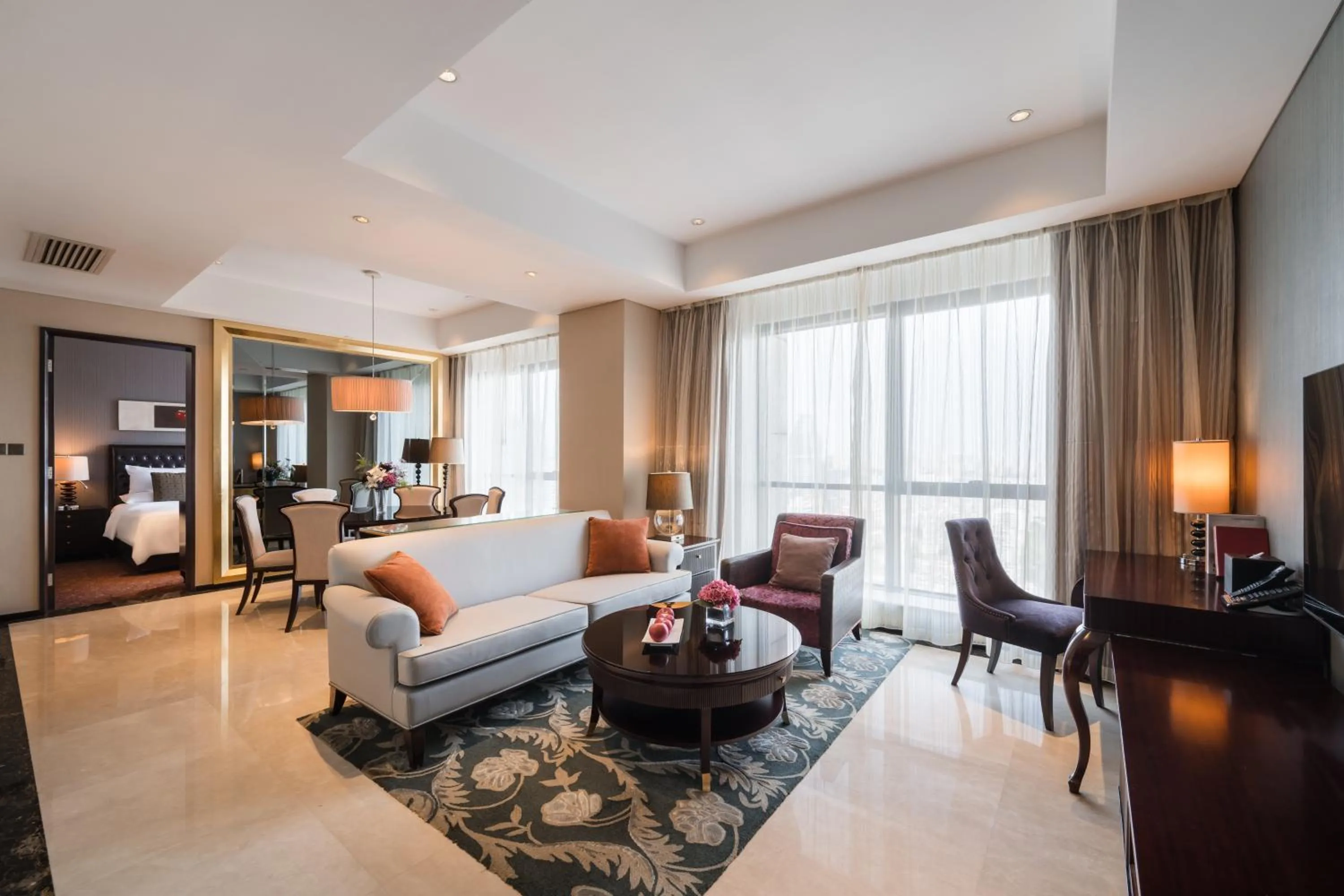 Living room in Oakwood Premier Guangzhou