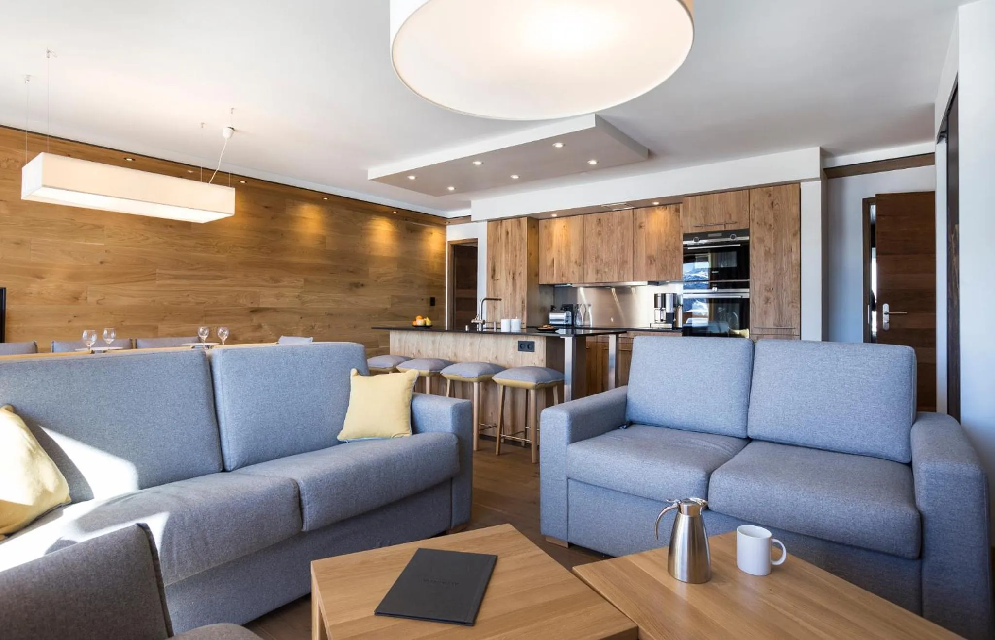 Kitchen or kitchenette in Hôtel Alparena & Spa - 4 étoiles