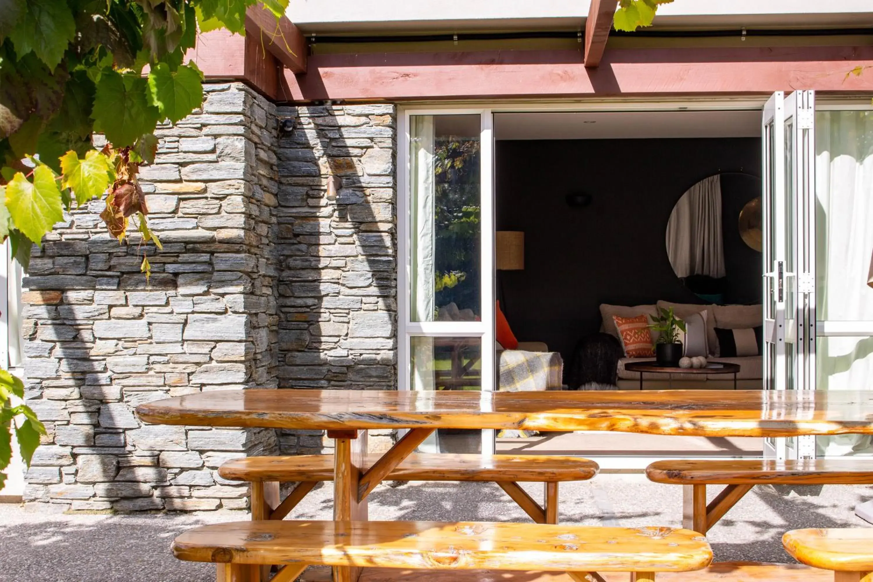 Patio in Queenstown Country Lodge