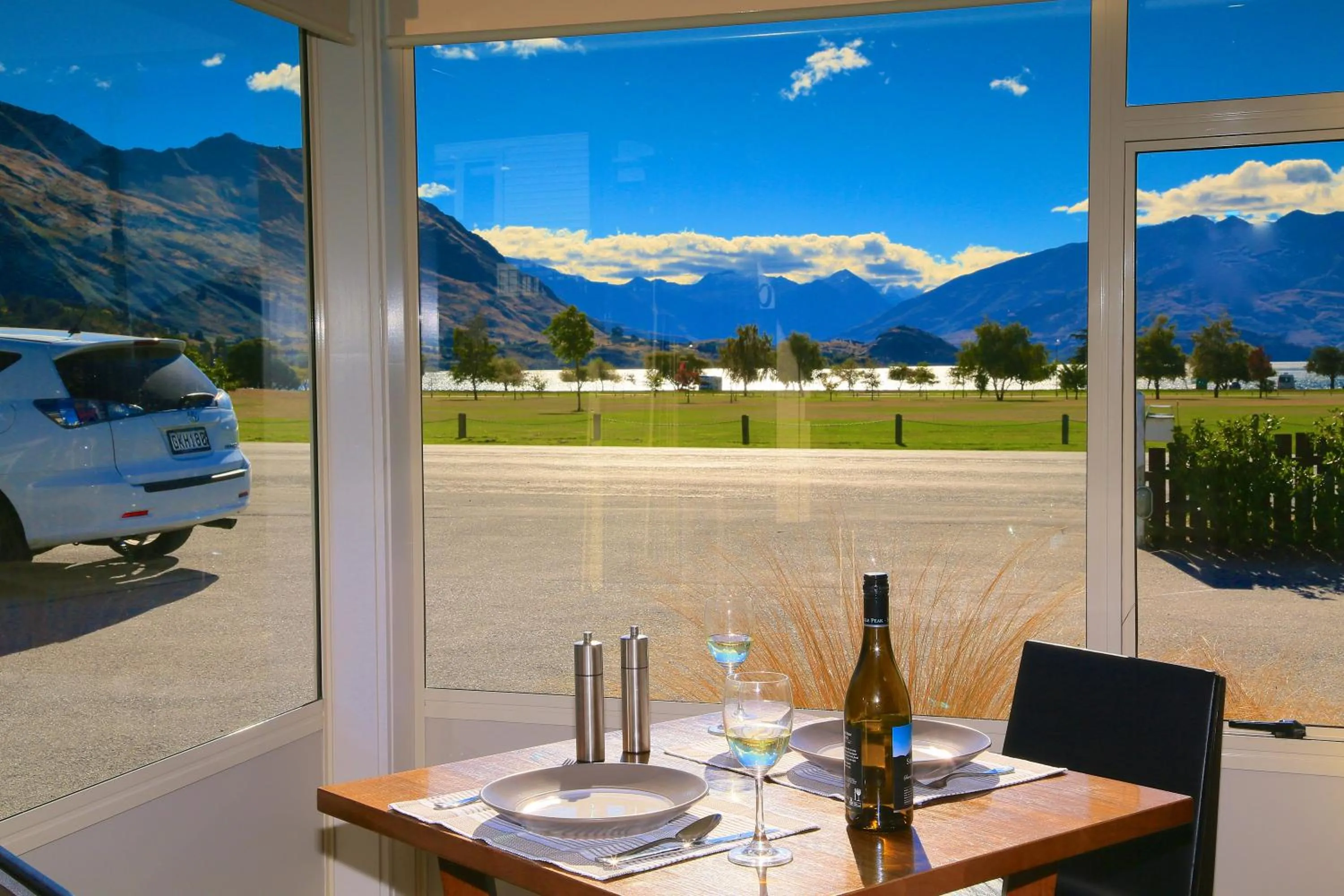 Lake view in Wanaka View Motel