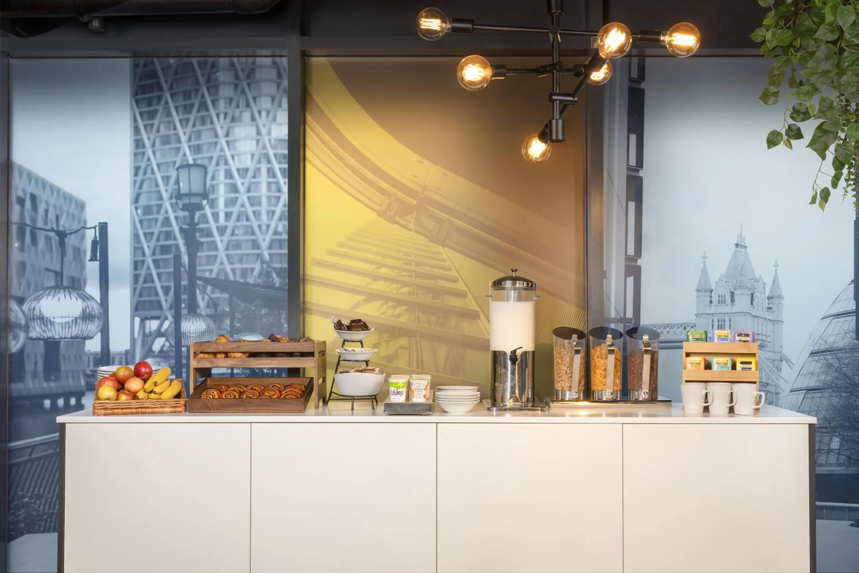 Buffet breakfast in Four Points Flex by Sheraton London Shoreditch East