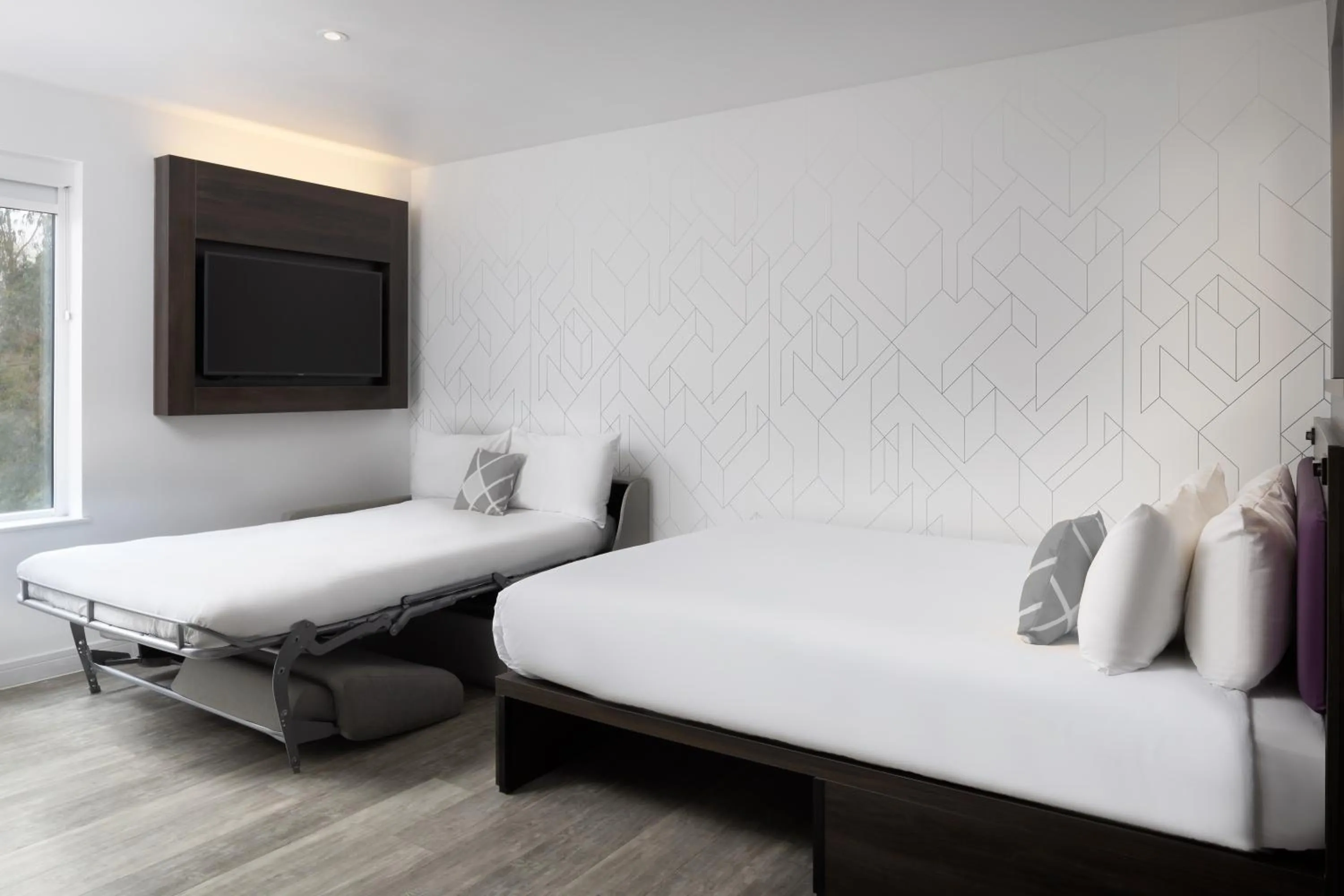 Bedroom, Bed in Four Points Flex by Sheraton London Shoreditch East