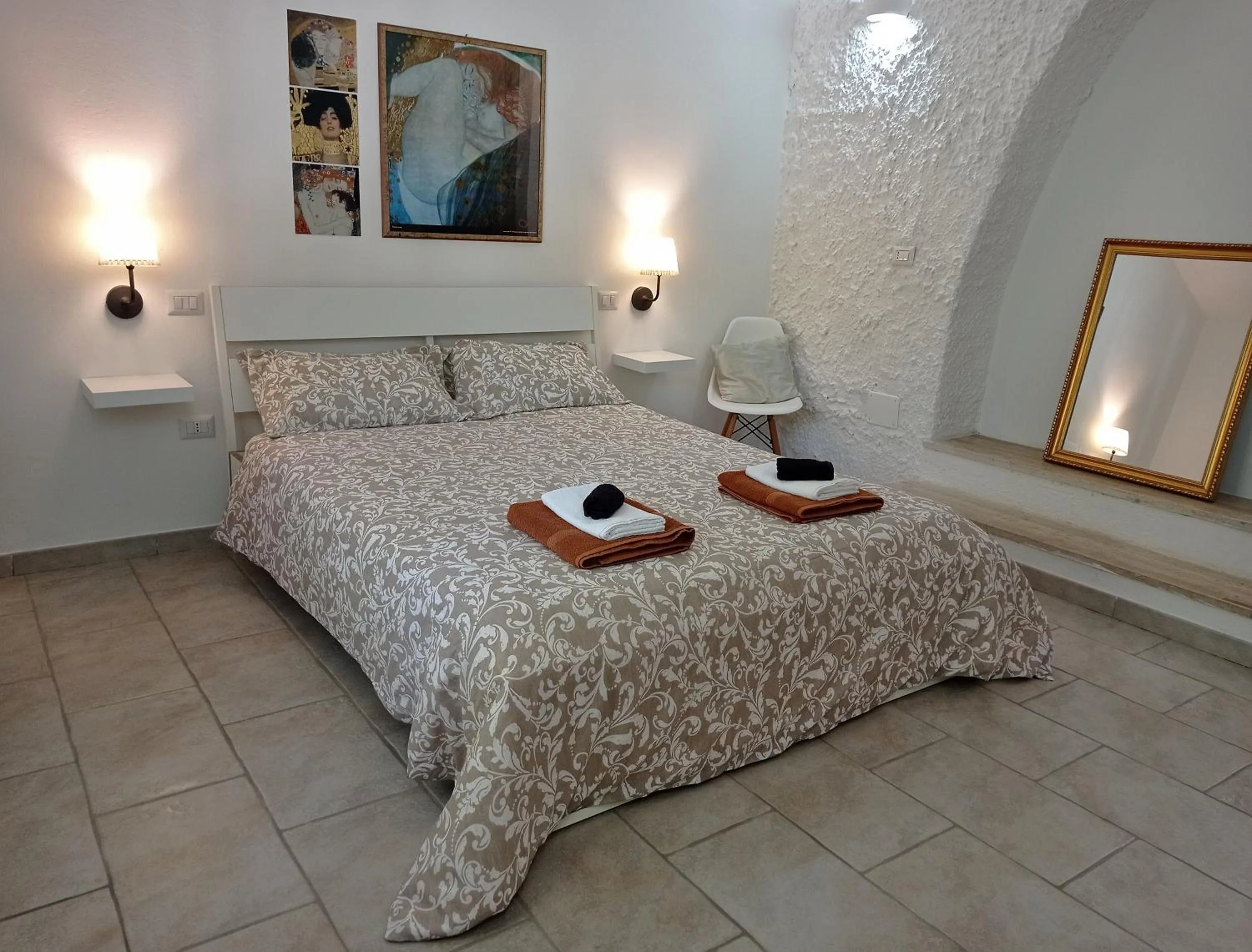 Bed in Gli Archi Country Home