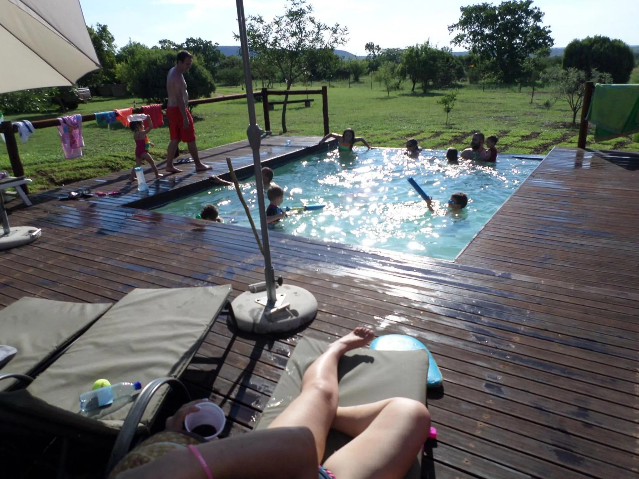 Swimming pool in Roaring Sky Base Camp