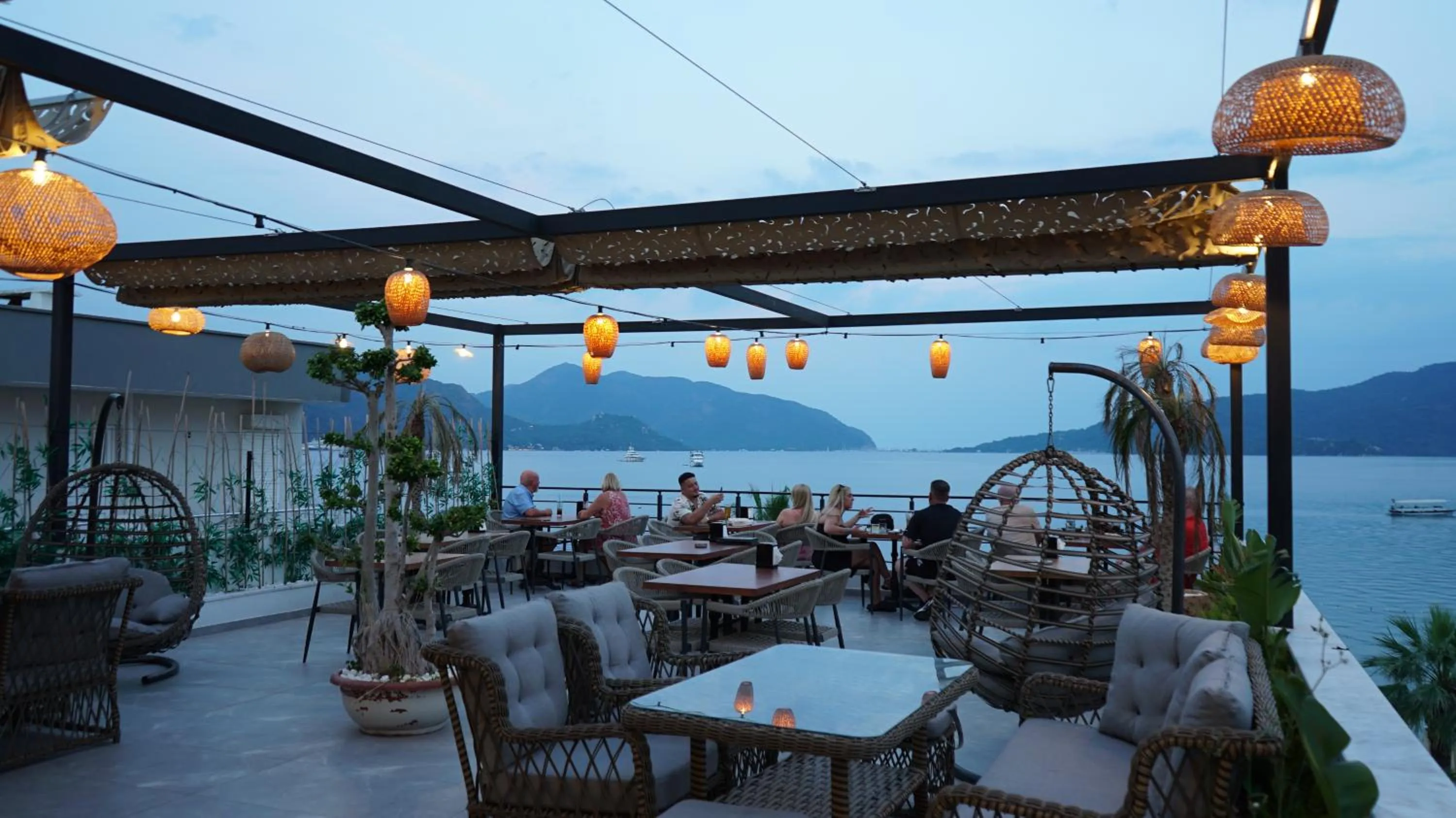 Patio in Cle Beach Boutique Hotel