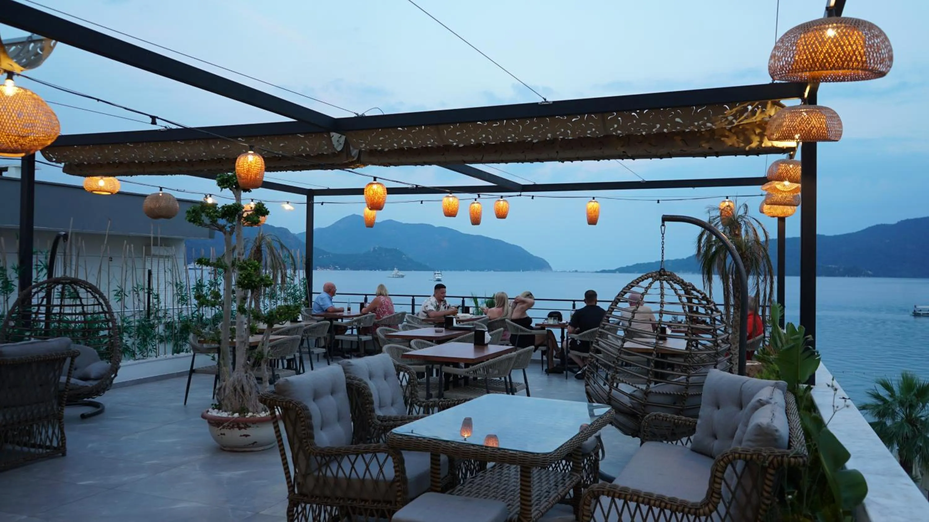 Patio in Cle Beach Boutique Hotel