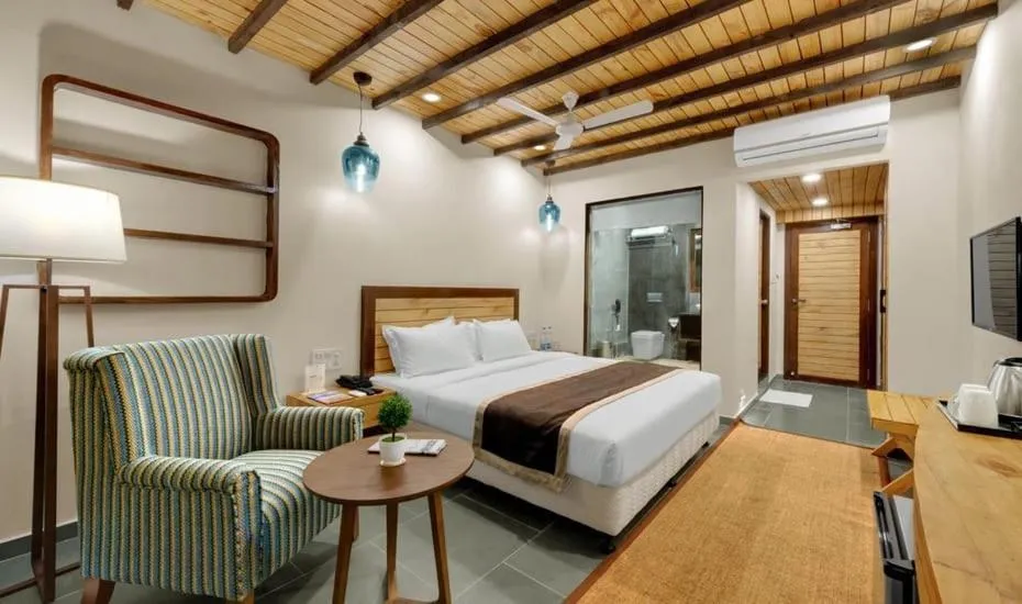 Bed in The Fern Leo Beach Resort , Madhavpur