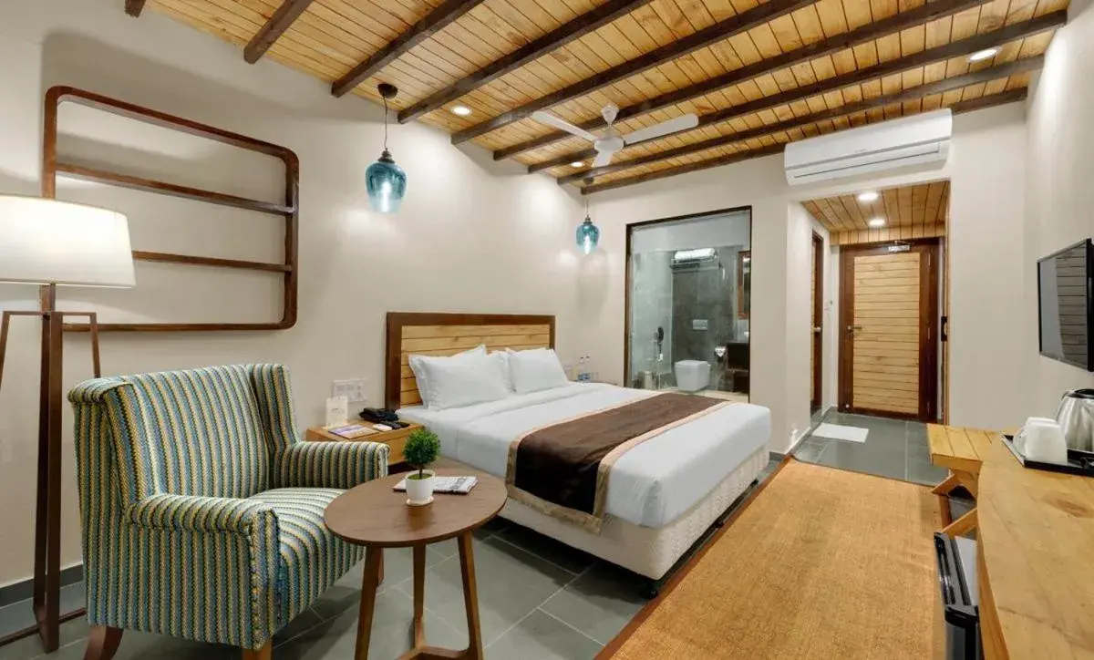 Bed in The Fern Leo Beach Resort , Madhavpur Bed in The Fern Leo Beach Resort , Madhavpur