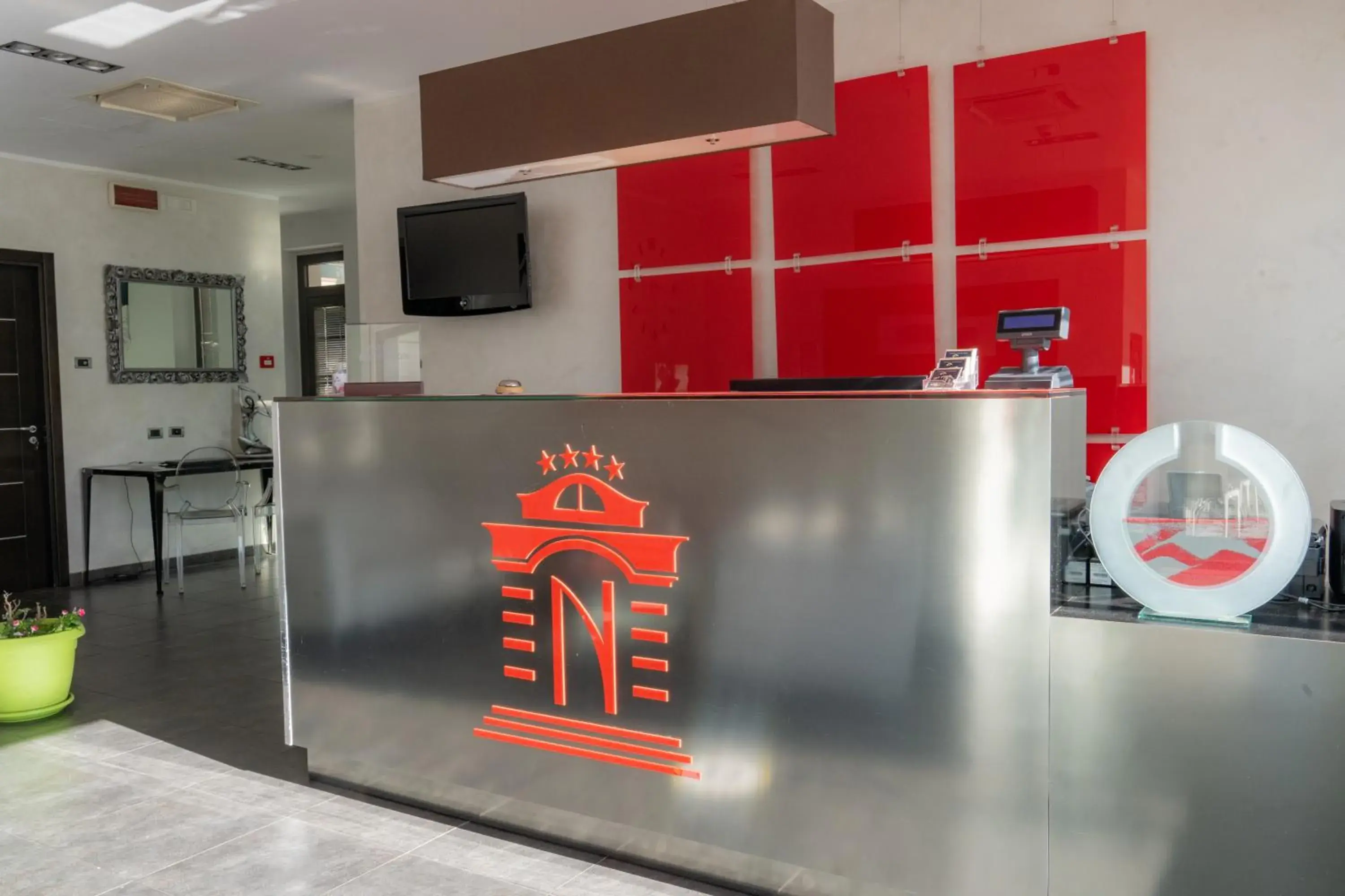 Lobby or reception in Hotel Napoleon Lobby or reception in Hotel Napoleon