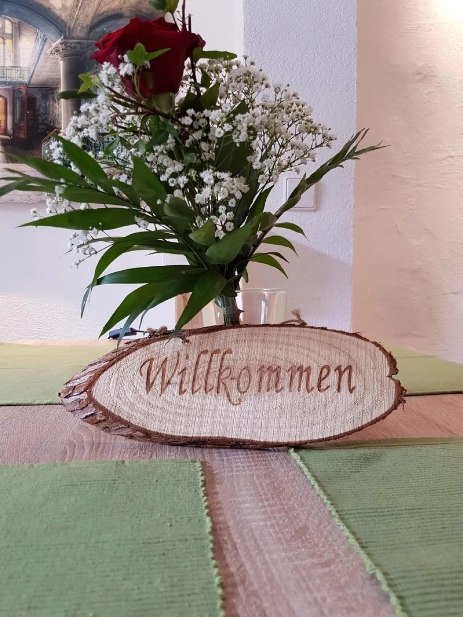 Decorative detail in Lindes Ferienwohnung