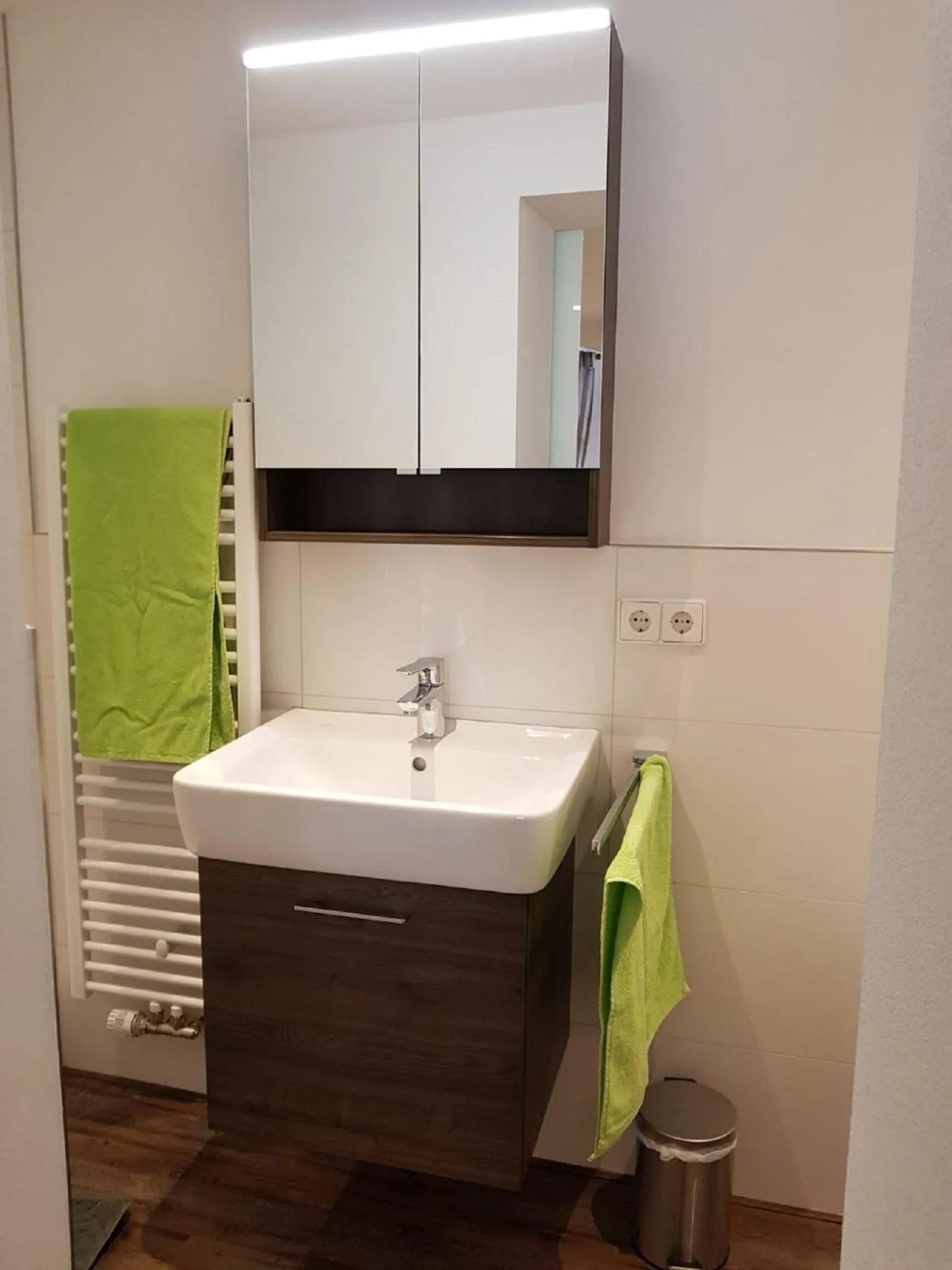 Bathroom in Lindes Ferienwohnung