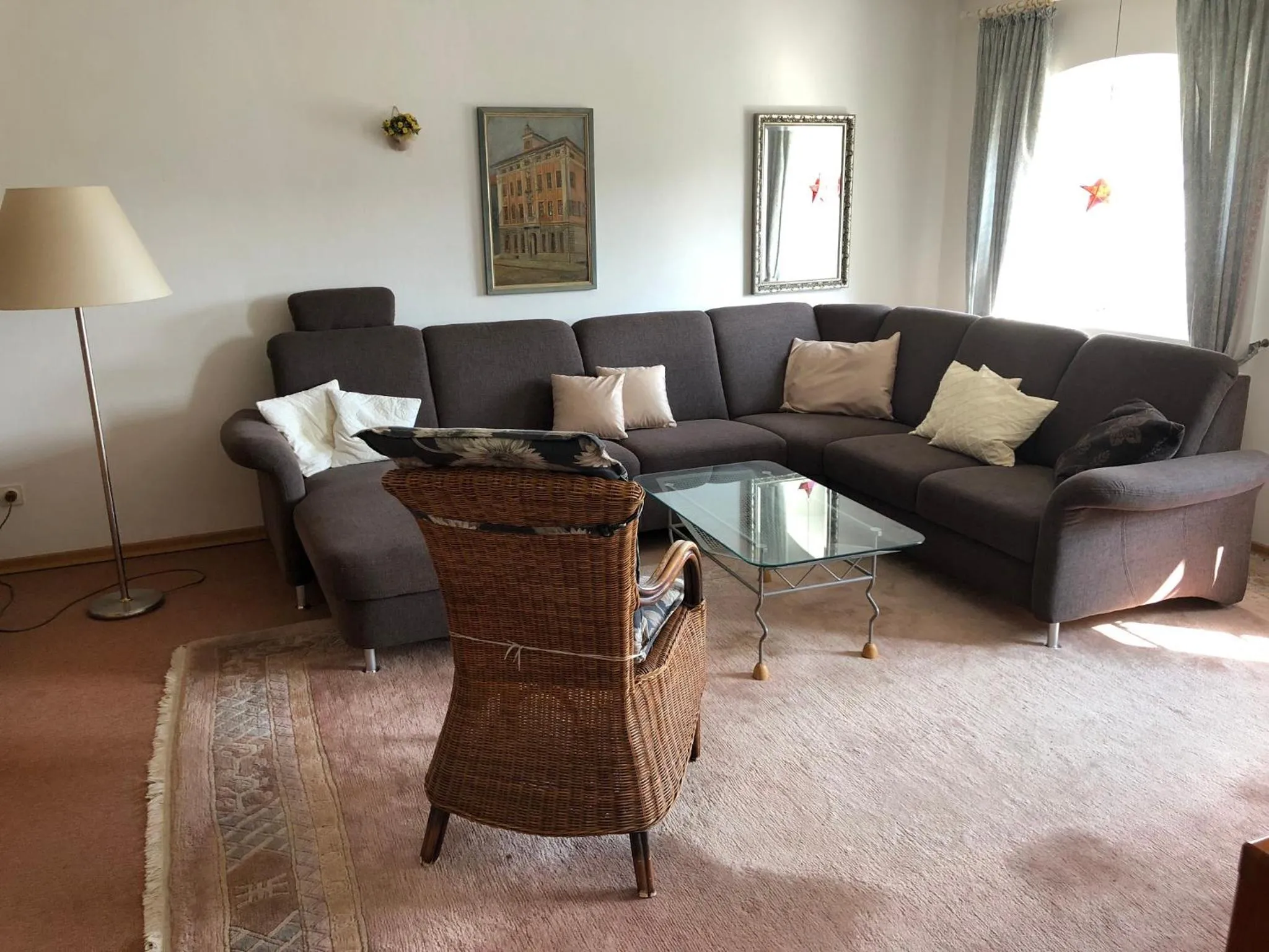 Living room in Ferienwohnung König Max