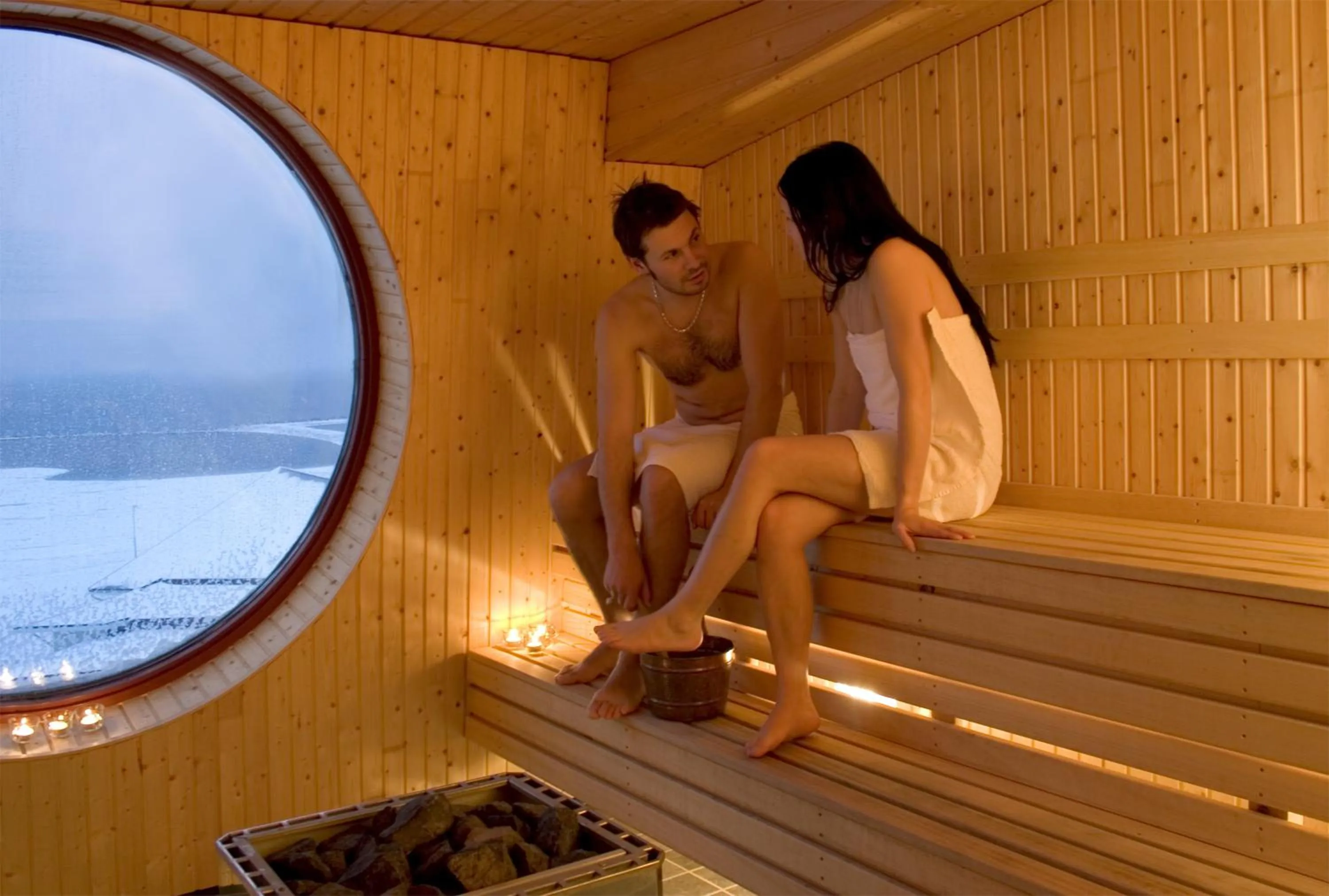 Sauna in Pite Havsbad Piteå