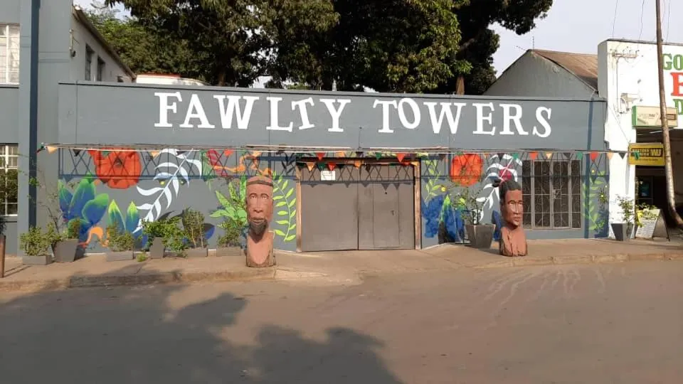 Property building in Fawlty Towers Accommodation & Activities