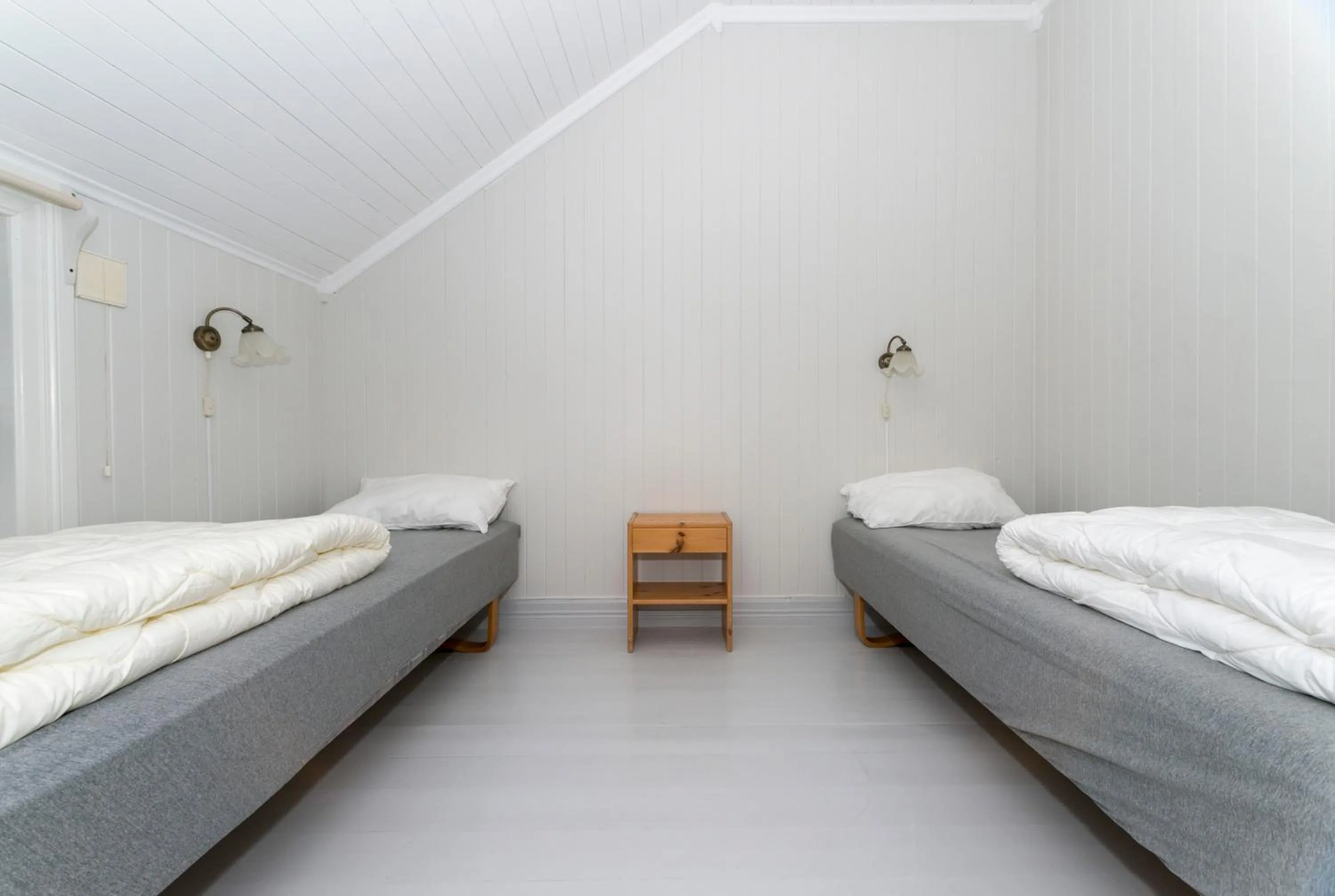 Bedroom, Bed in Tyskhella Rorbuer