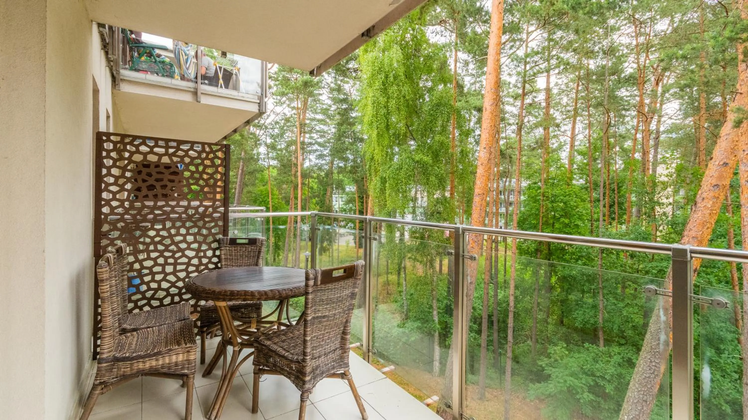 Balcony/Terrace in Baltic Park Stegna, Sun & Snow
