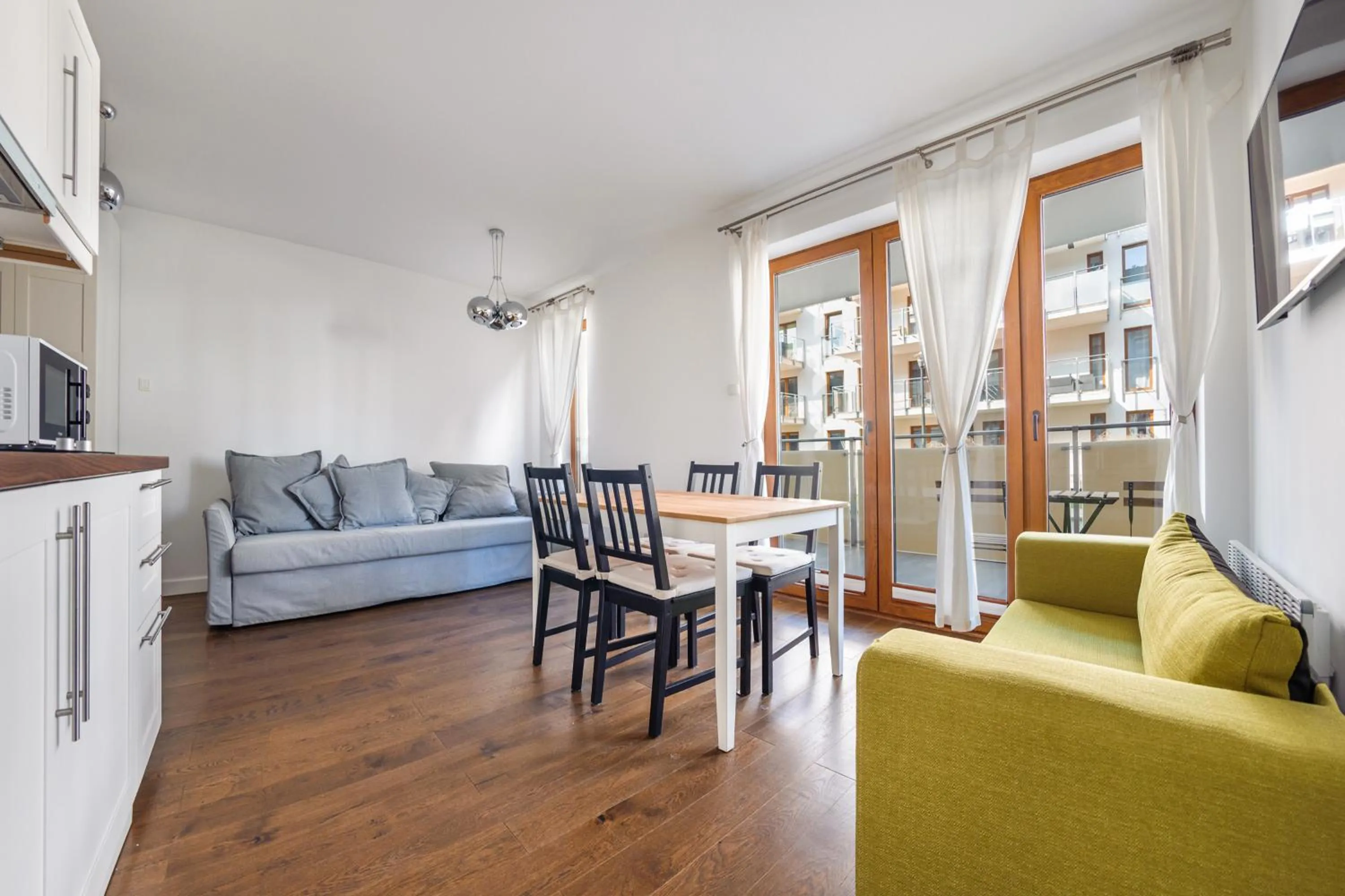 Living room in Baltic Park Stegna, Sun & Snow