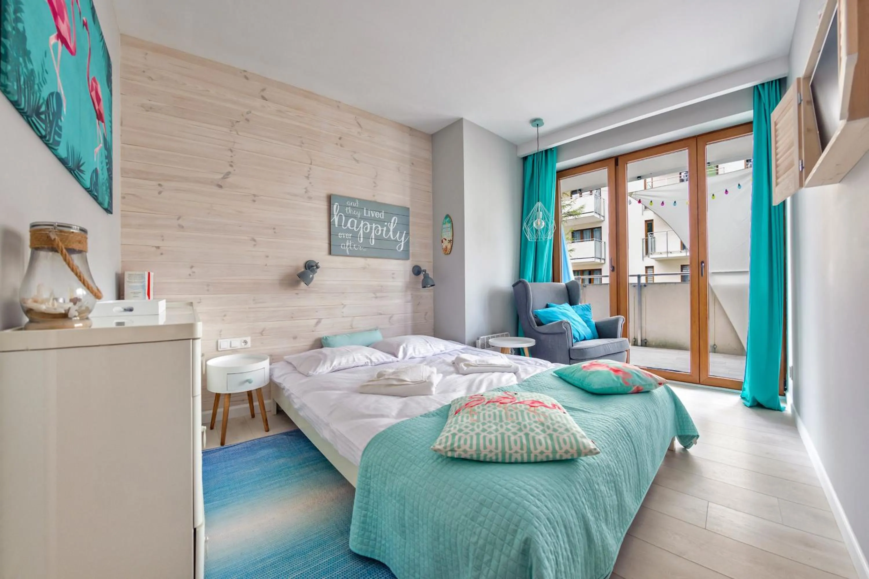 Bedroom, Bed in Baltic Park Stegna, Sun & Snow