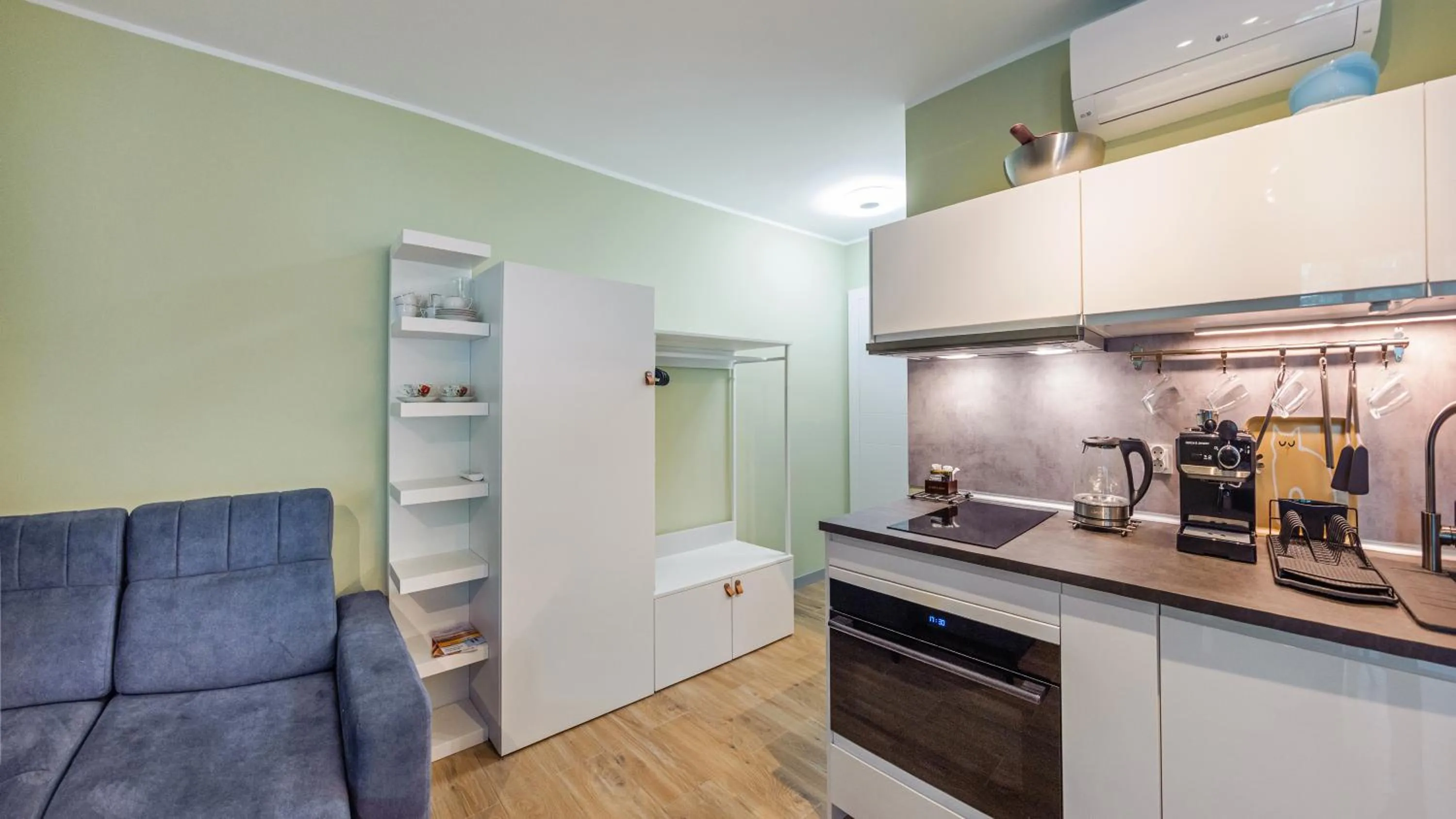 Kitchen or kitchenette in Baltic Park Stegna, Sun & Snow