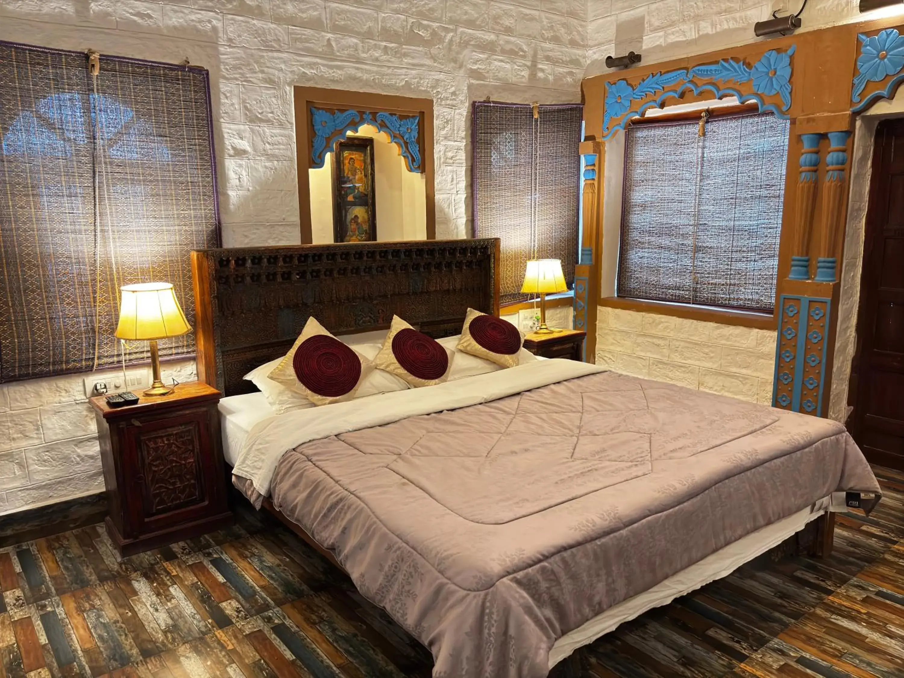 Bed in Shahi Guest House Bed in Shahi Guest House