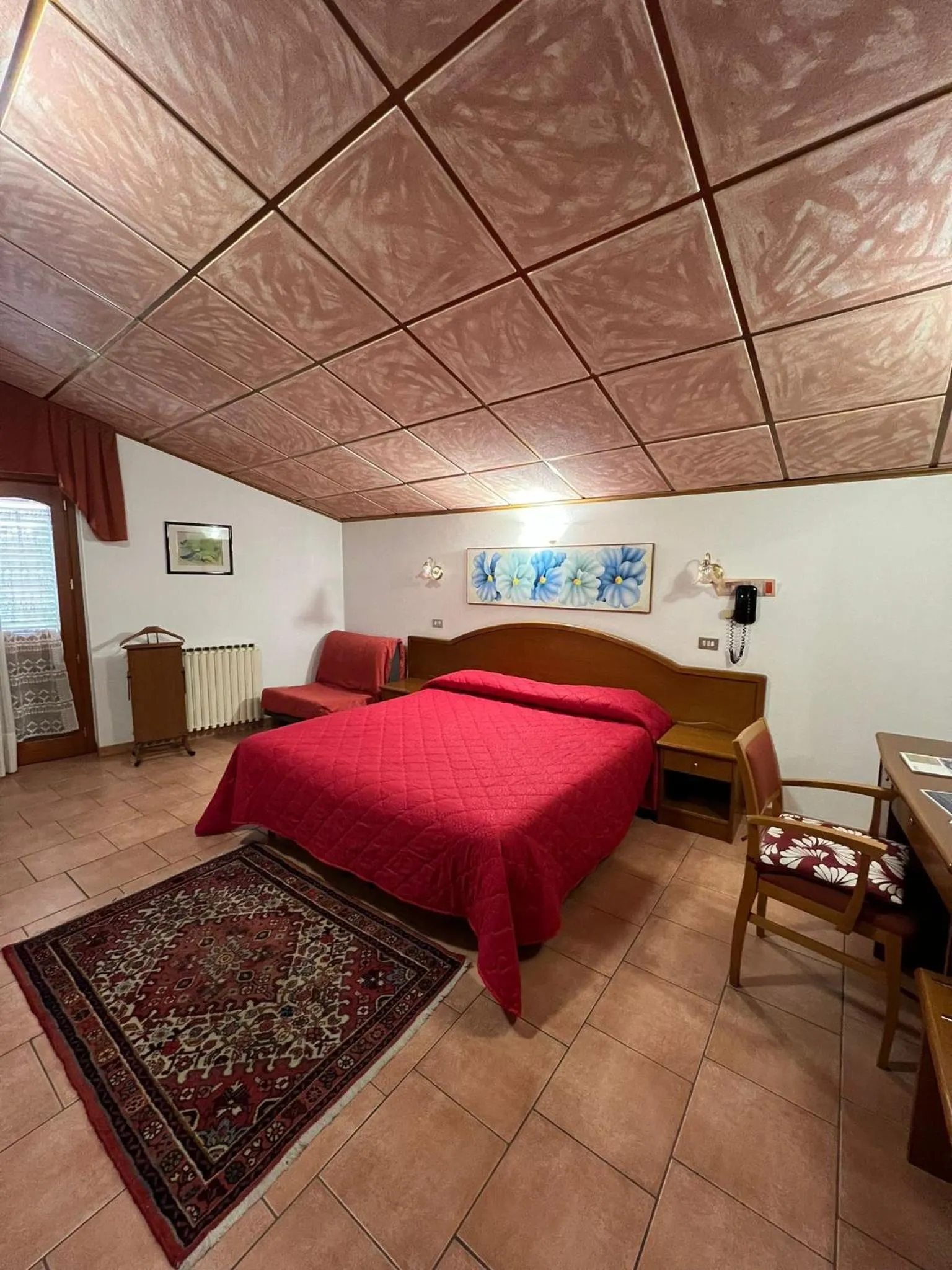 Bed in Hotel Cercone