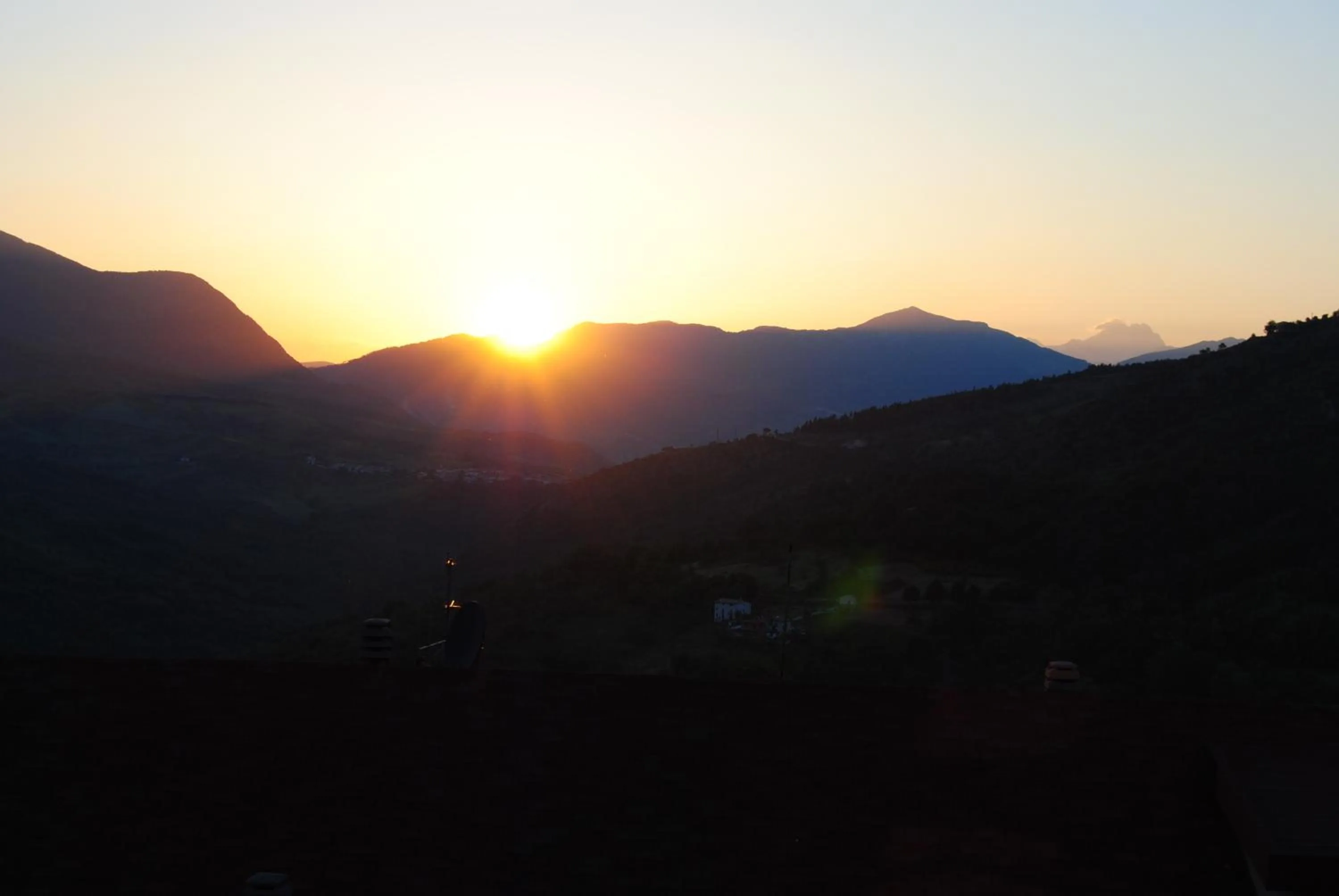 Sunset in Hotel Cercone