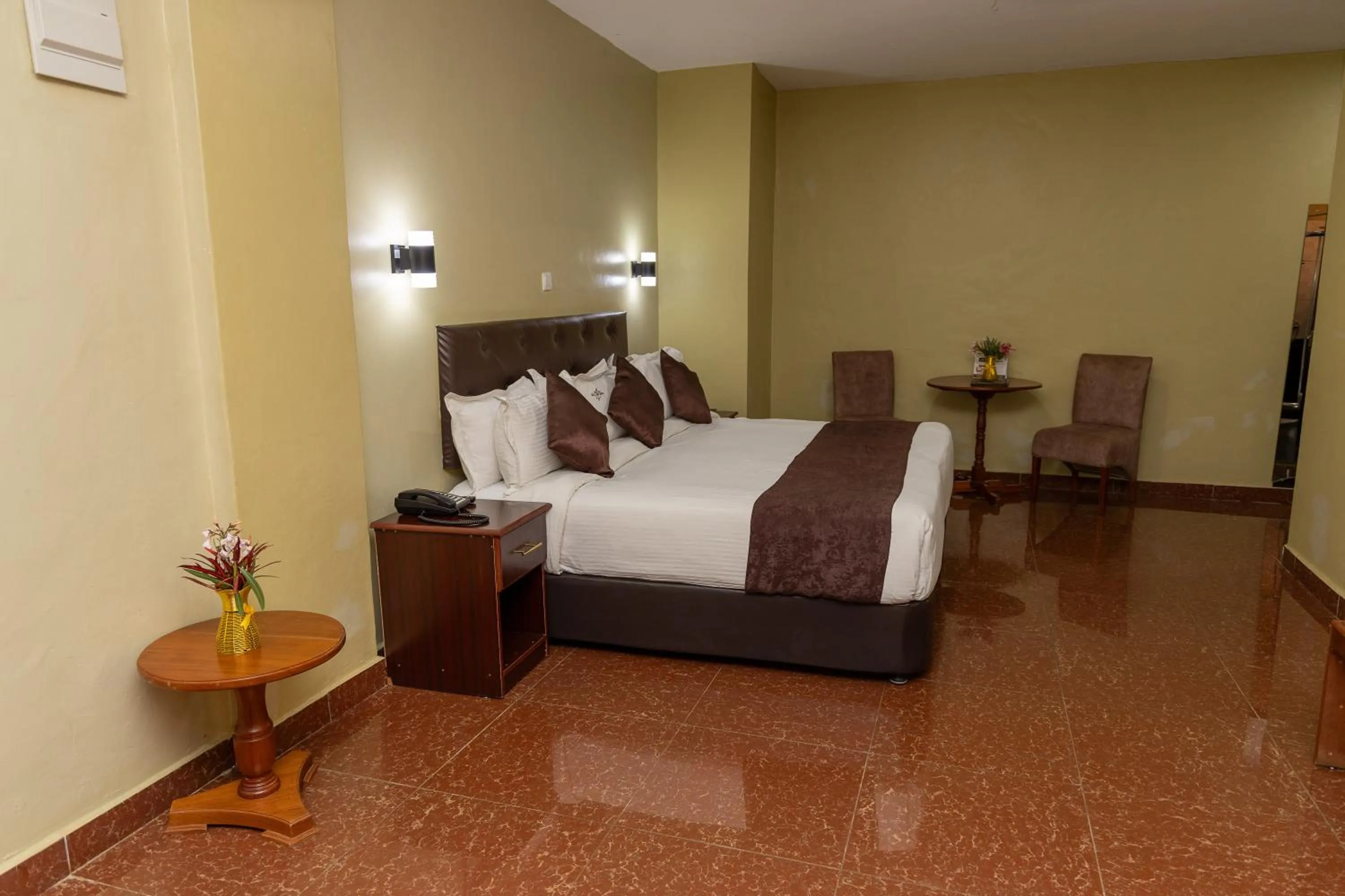 Bed in Maxland Hotel