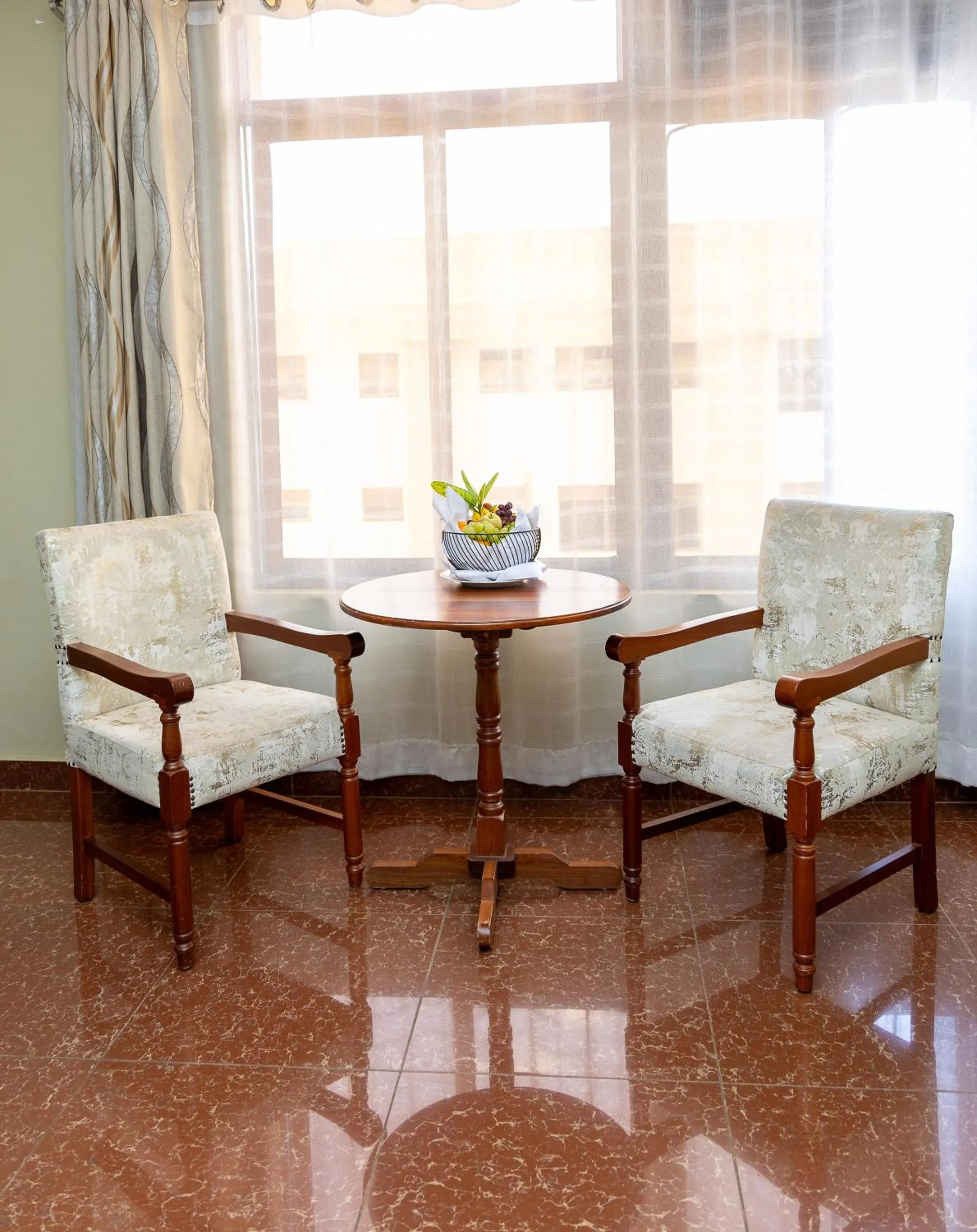 Seating area in Maxland Hotel