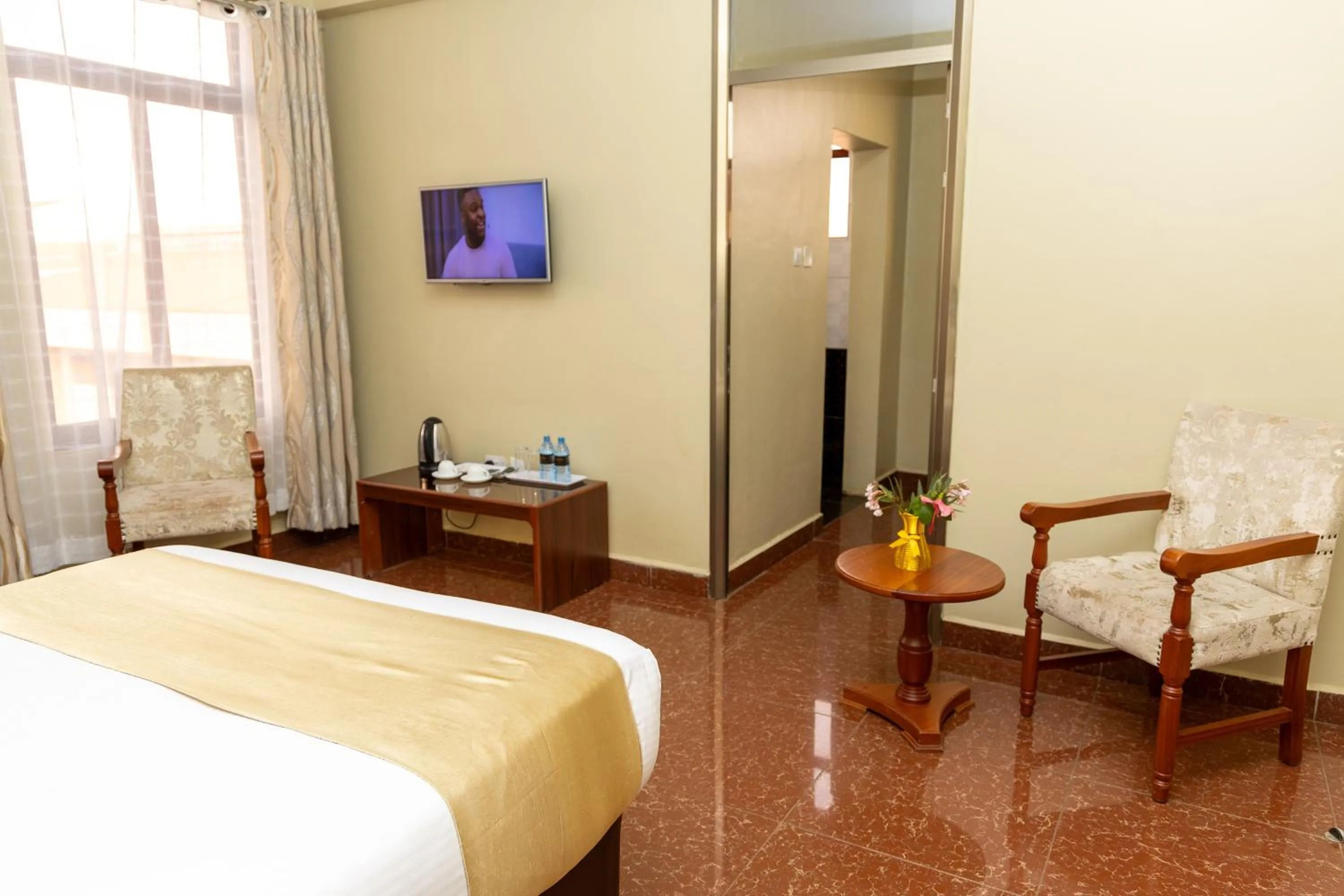 Bed in Maxland Hotel