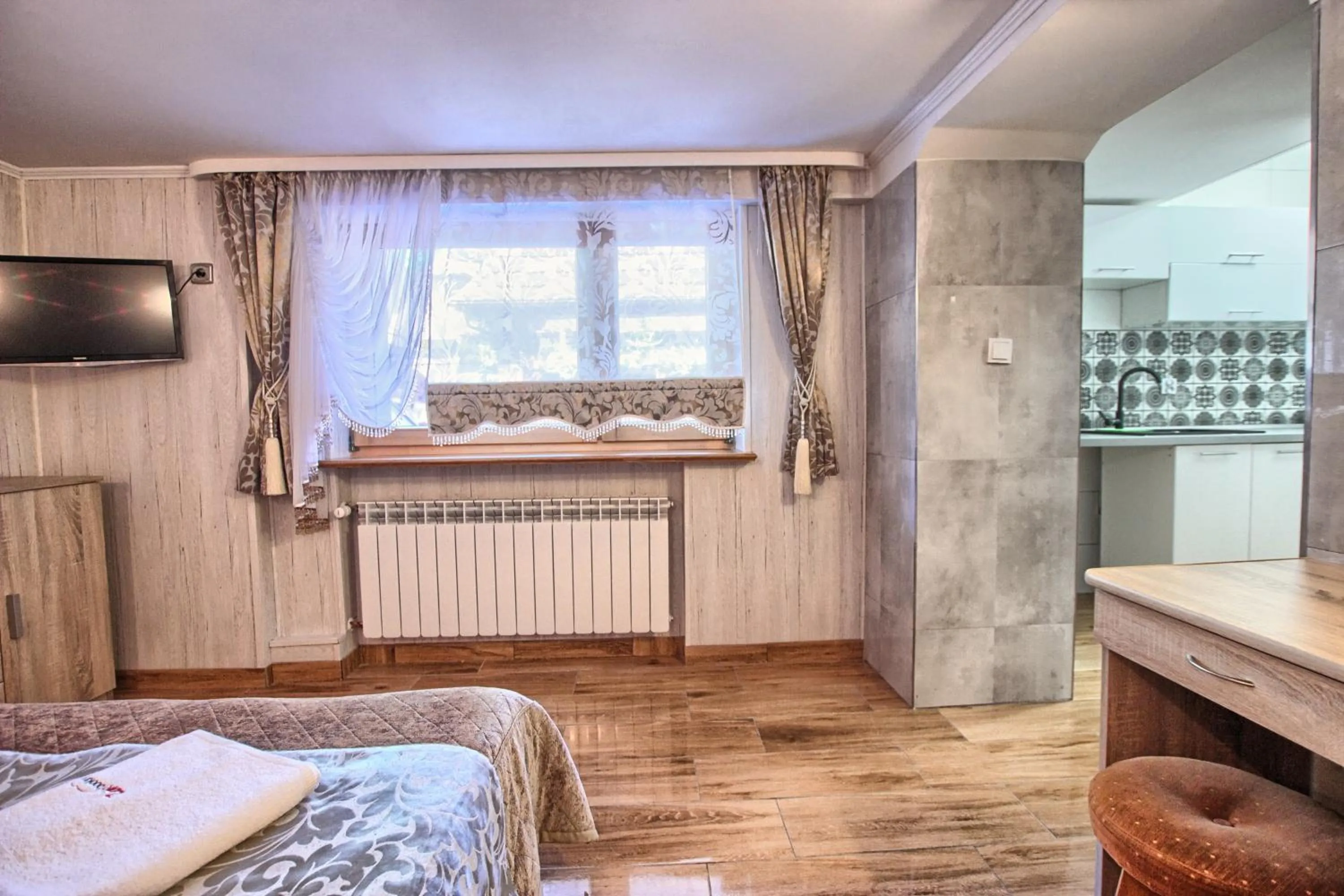 Kitchen or kitchenette, Bed in Willa ZAKObystra