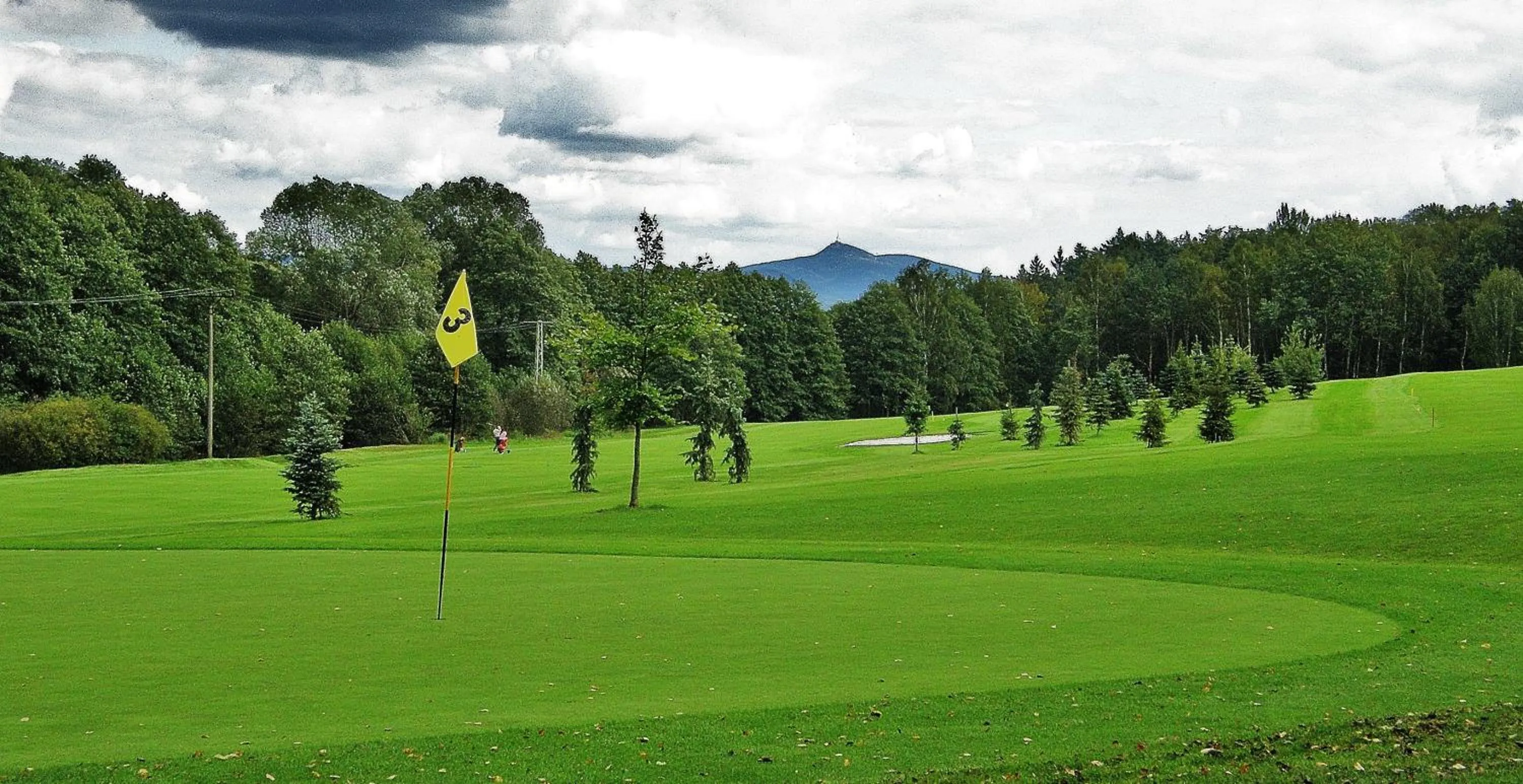 Golfcourse in Resort Malevil