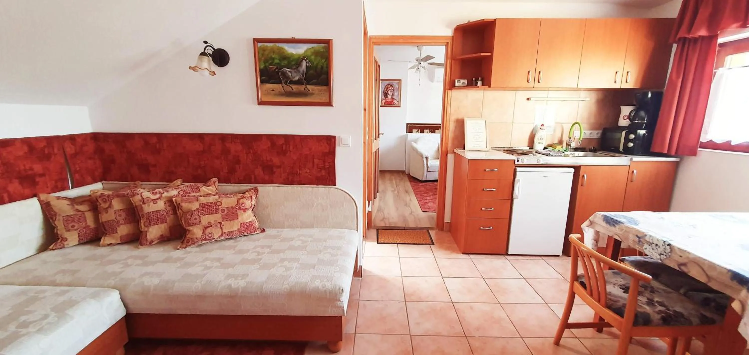 Bed in Apart Júlia Villa