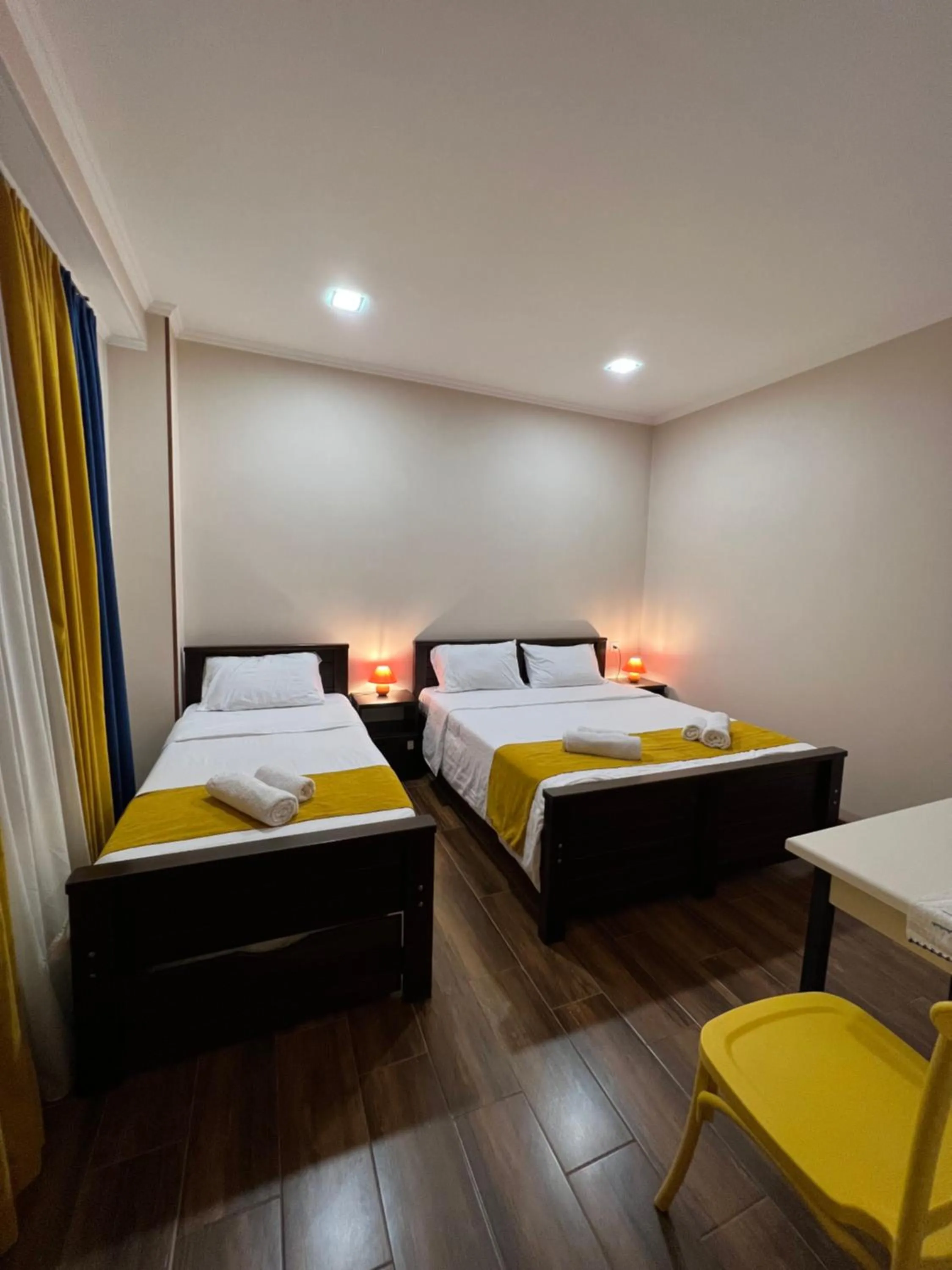 Bed in Borjomi Yellow Hotel