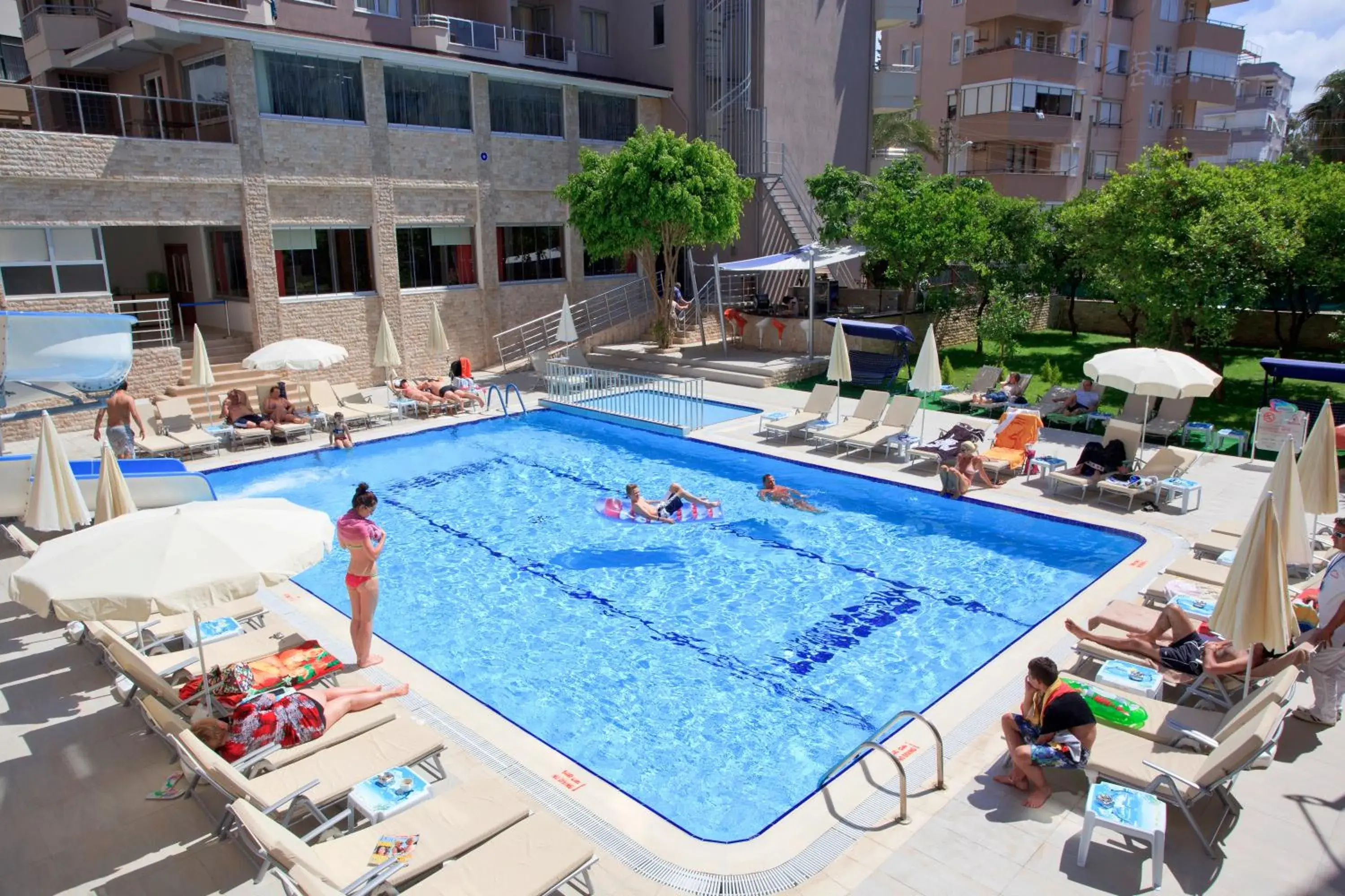 Swimming pool, Pool View in Monart City Hotel - All Inclusive Plus