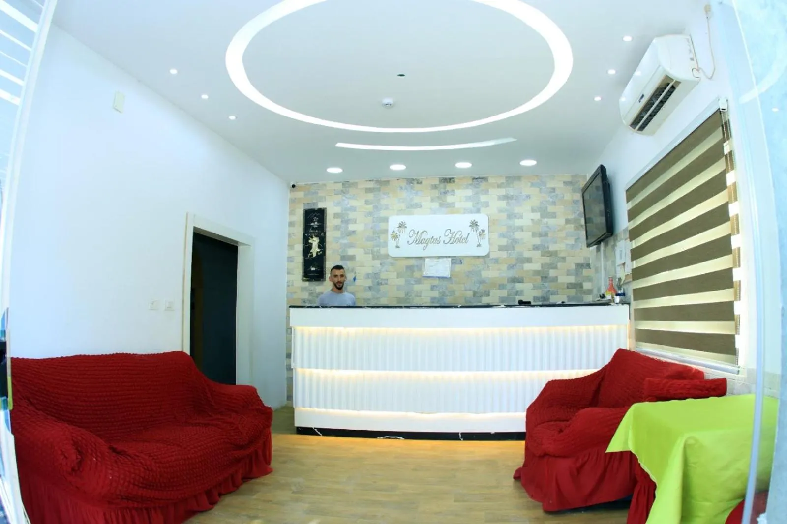 Seating area in Magtas Hotel
