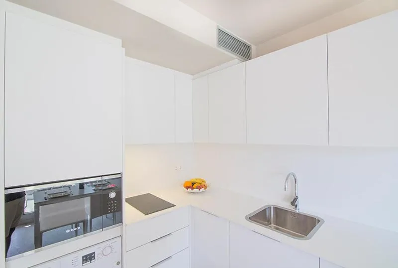 Kitchen or kitchenette in Daro Apartments