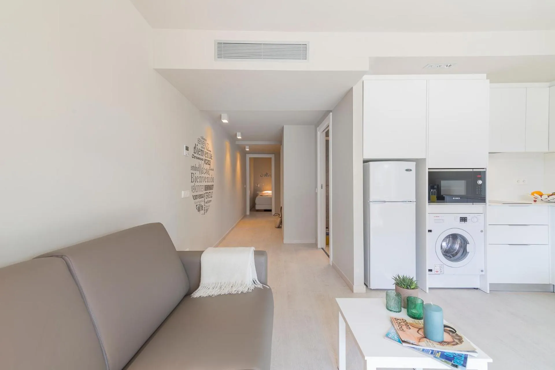 Kitchen or kitchenette in Daro Apartments
