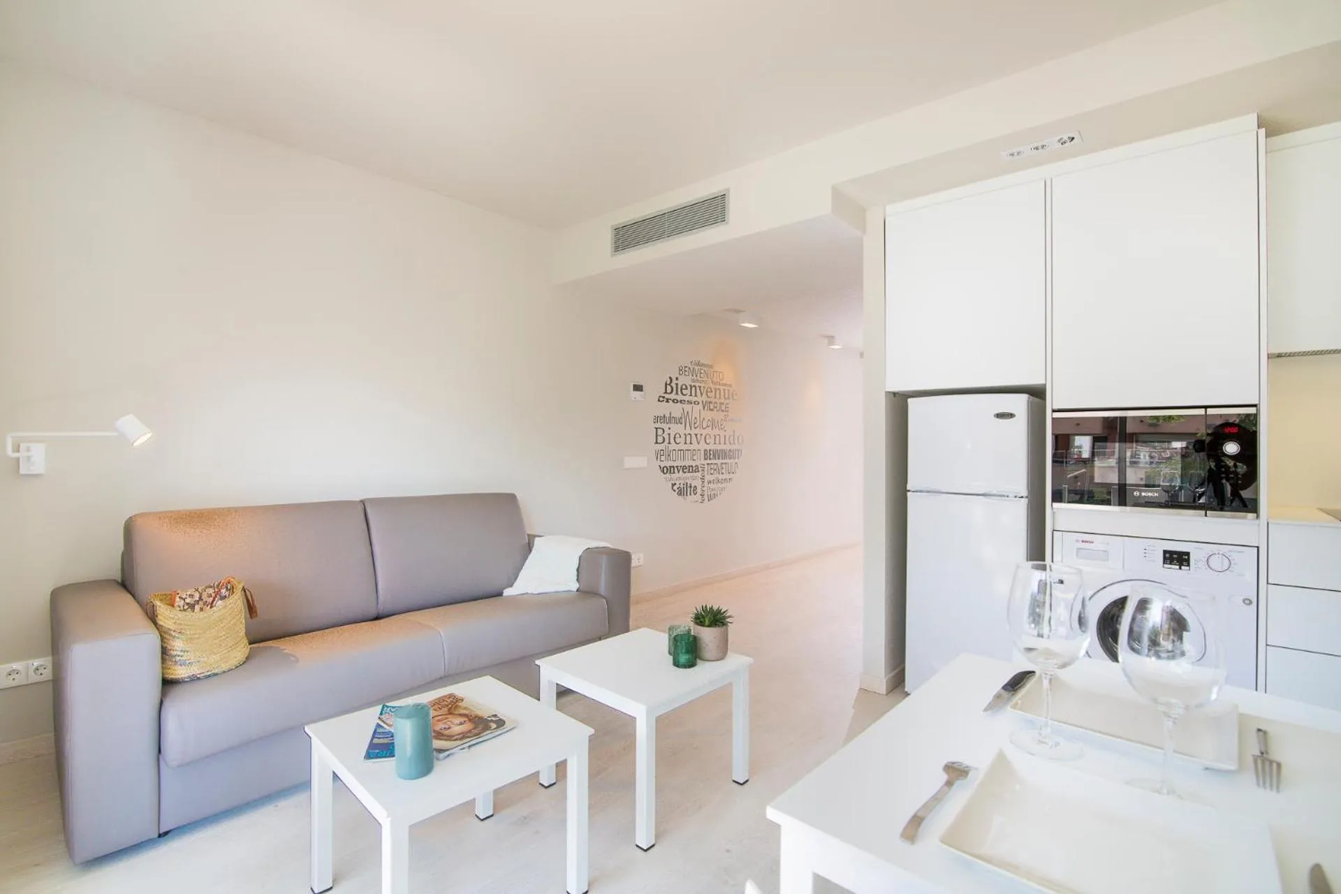 Seating area in Daro Apartments