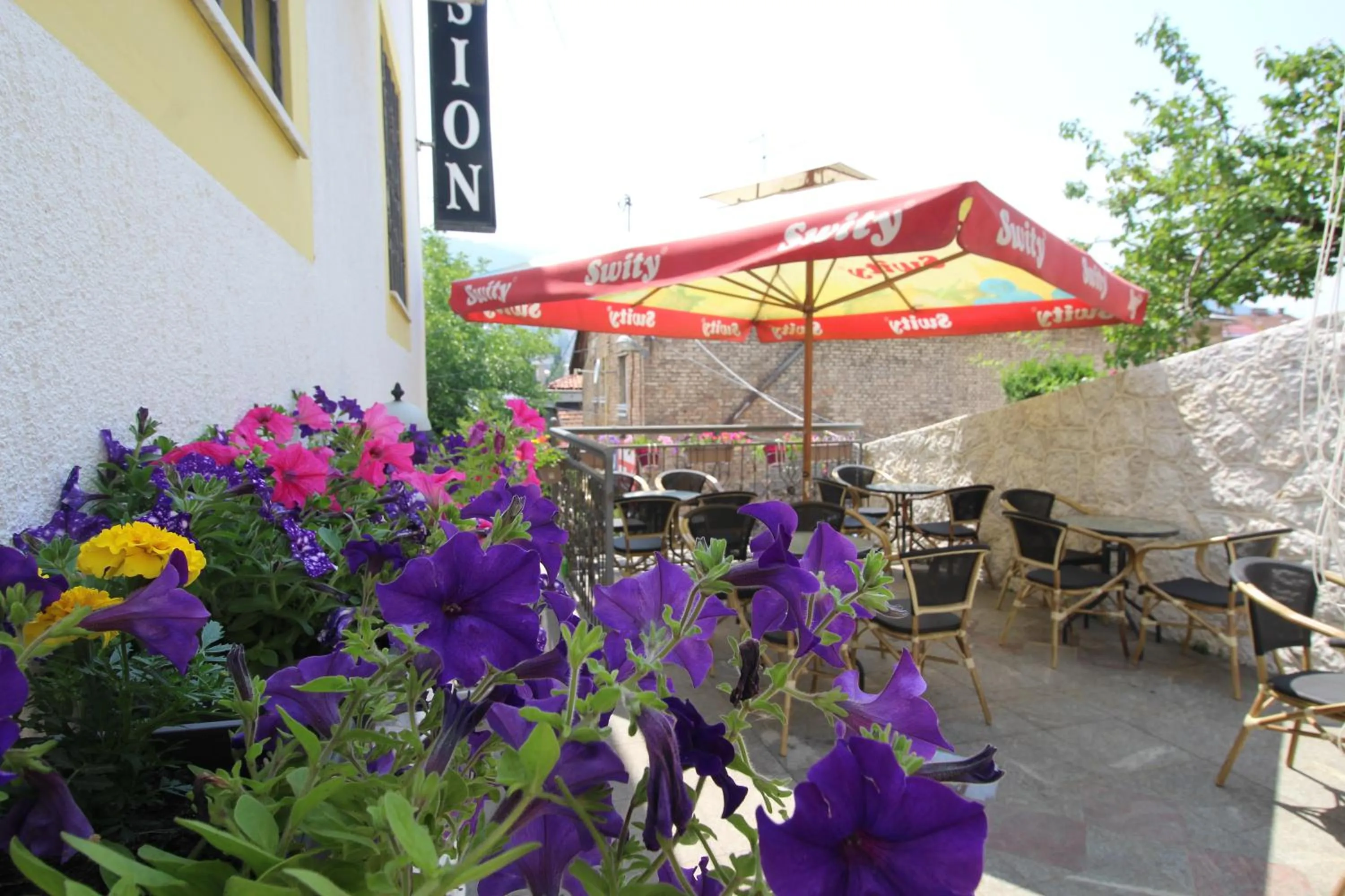 Balcony/Terrace in Pansion Stari Grad