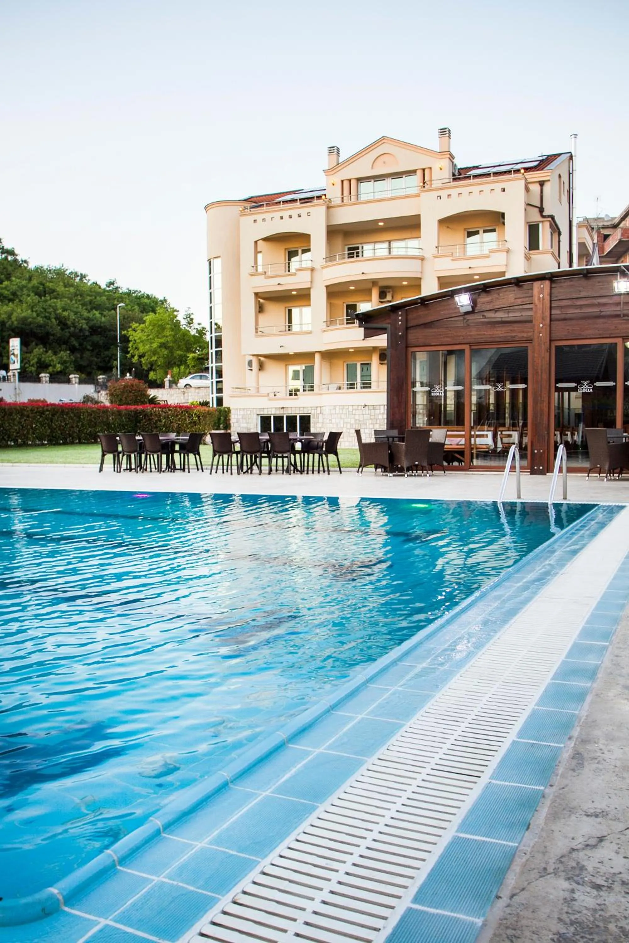 Swimming pool in Apart Hotel Llolla