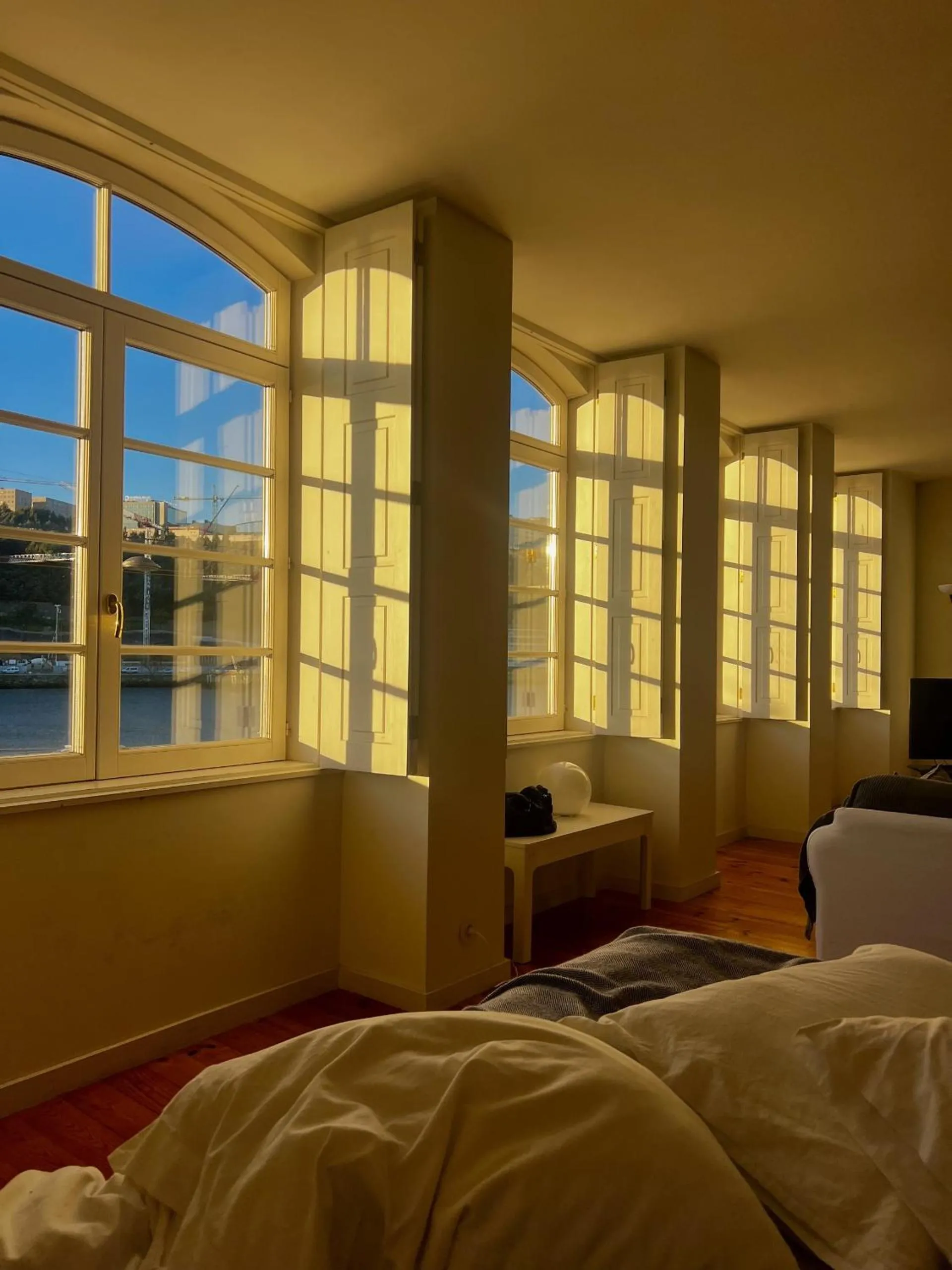 View (from property/room), Bed in Douro River Studios