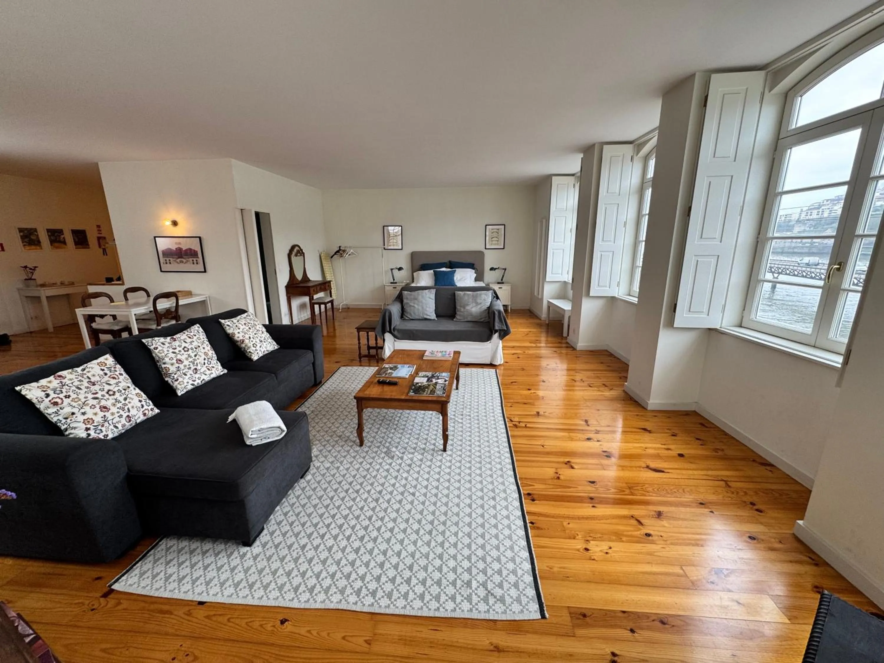 Living room in Douro River Studios