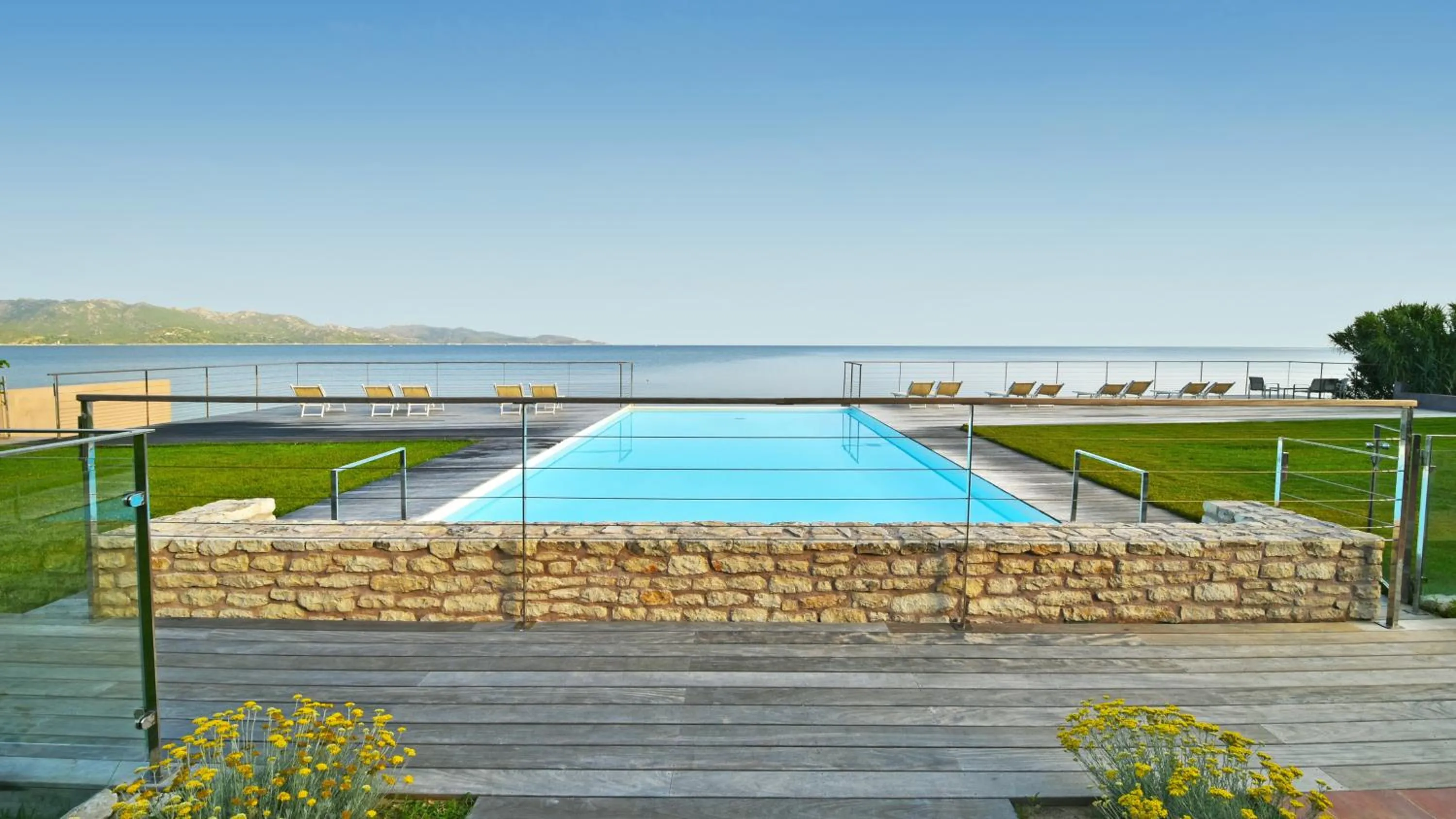 Garden view in La Florentine