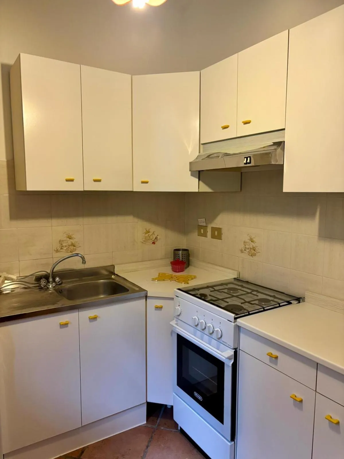 Kitchen or kitchenette in hotel Bologna