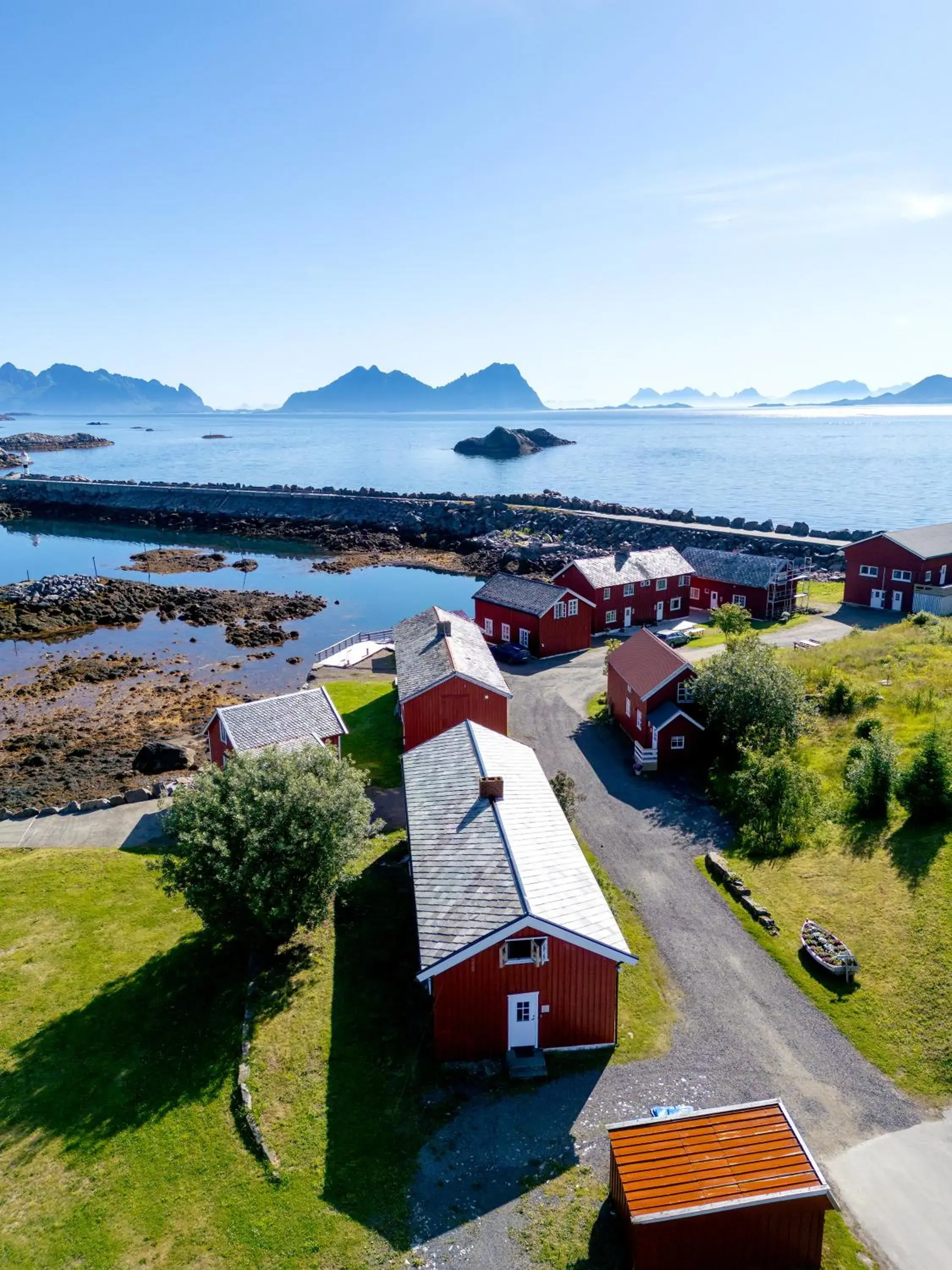Bird's eye view in Statsbuene i Kabelvåg Bird's eye view in Statsbuene i Kabelvåg