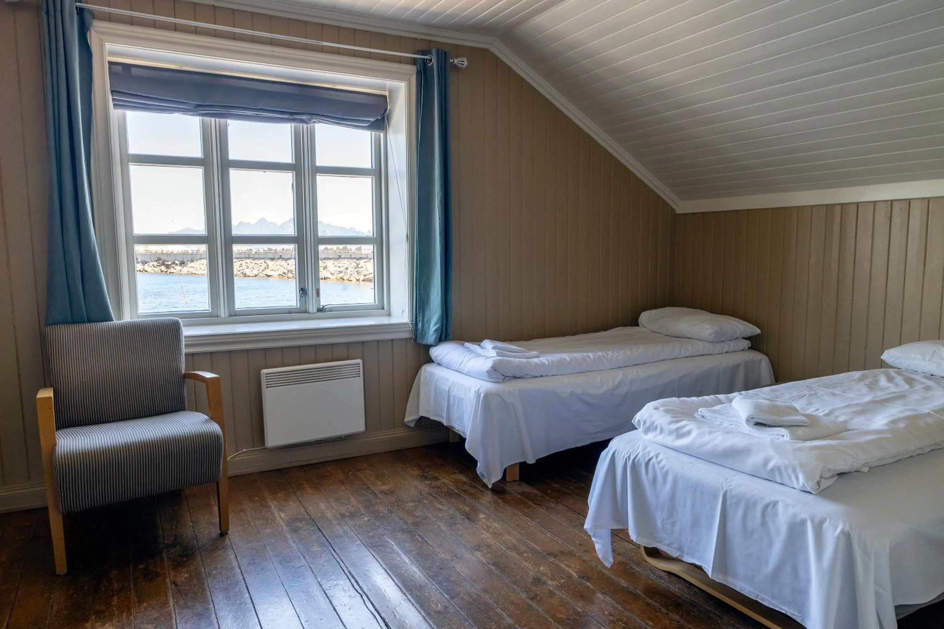 Bedroom, Bed in Statsbuene i Kabelvåg