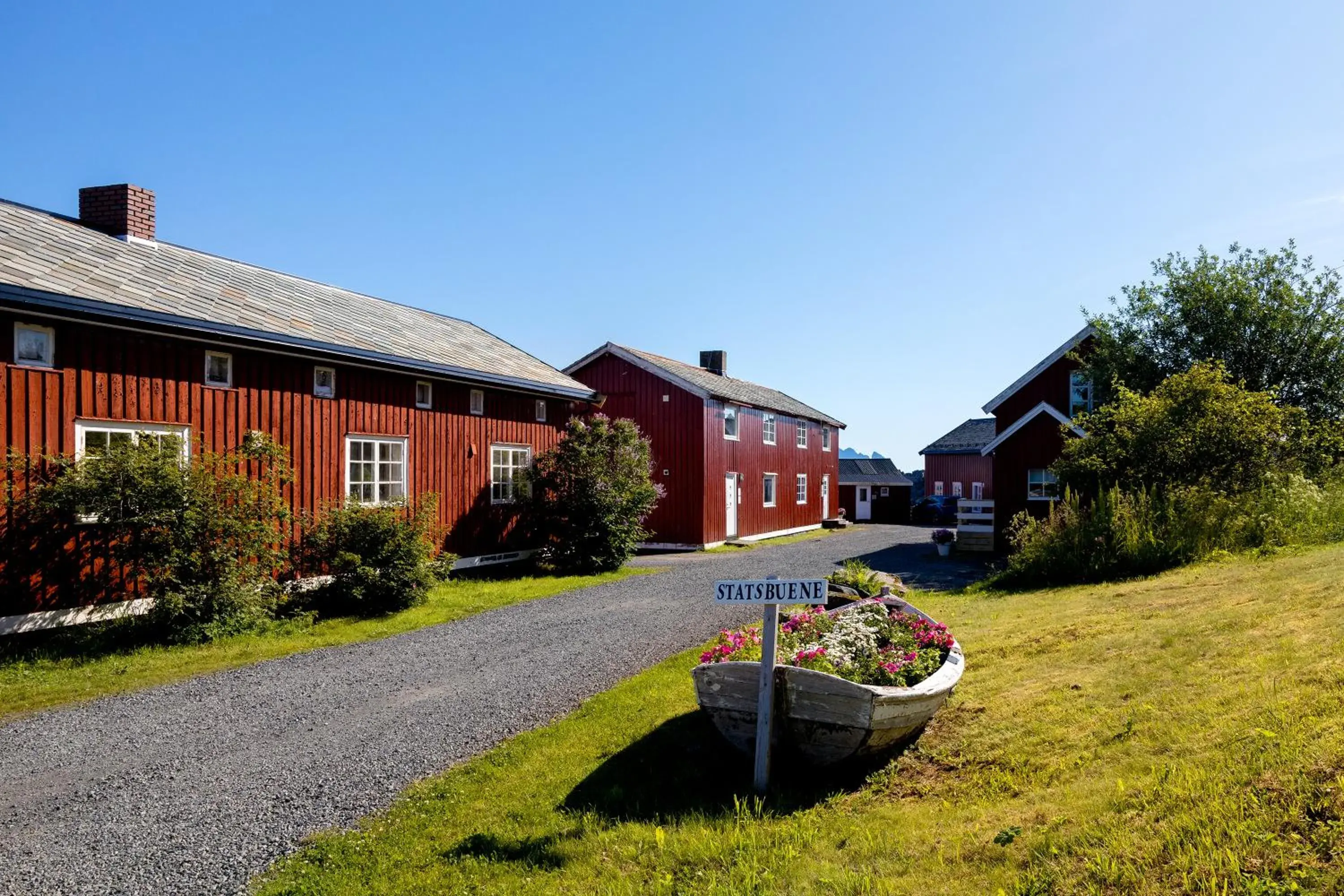 Facade/entrance in Statsbuene i Kabelvåg Facade/entrance in Statsbuene i Kabelvåg